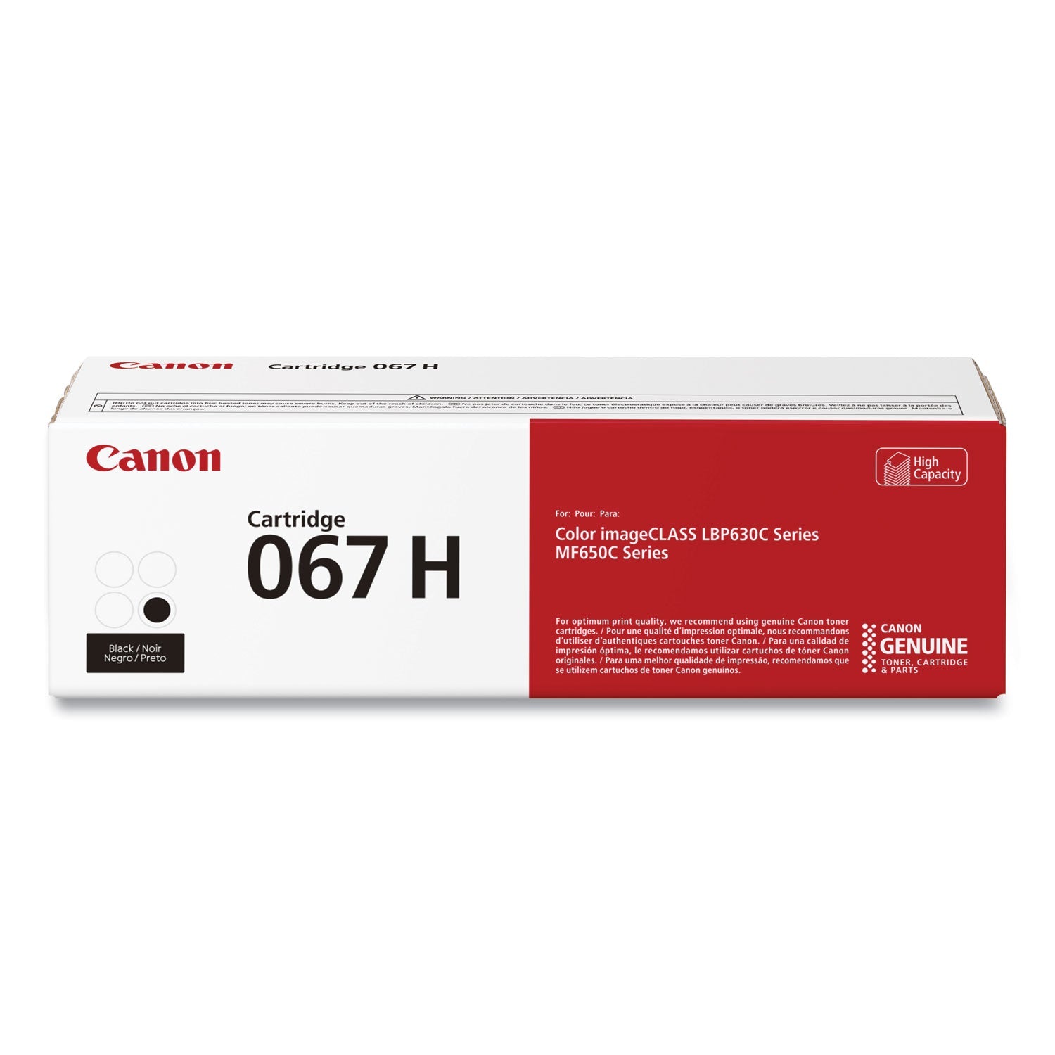 Canon® 5106C001 (067H) High-Yield Toner, 3,130 Page-Yield, Black