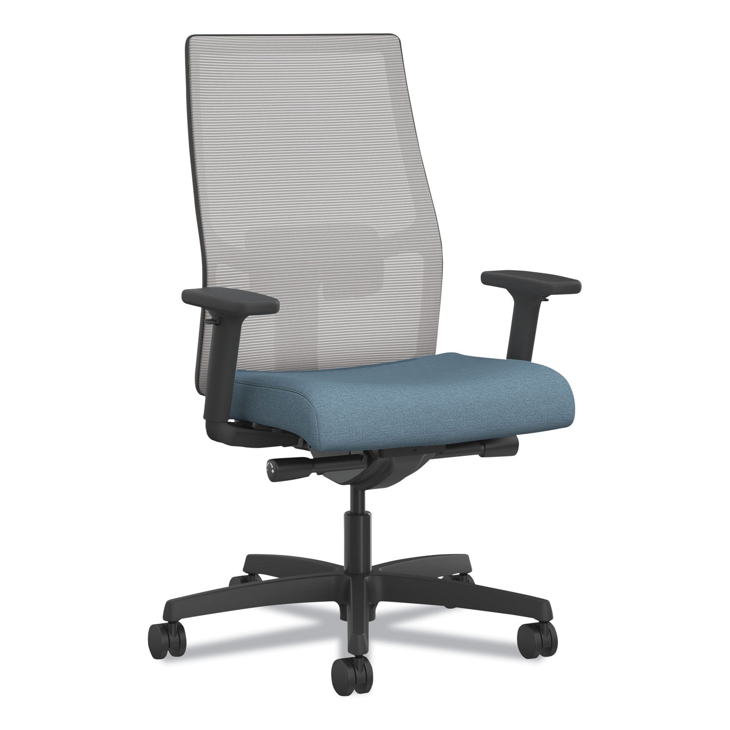 Mid-Back Task Chair | Black Lumbar/Carolina Seat