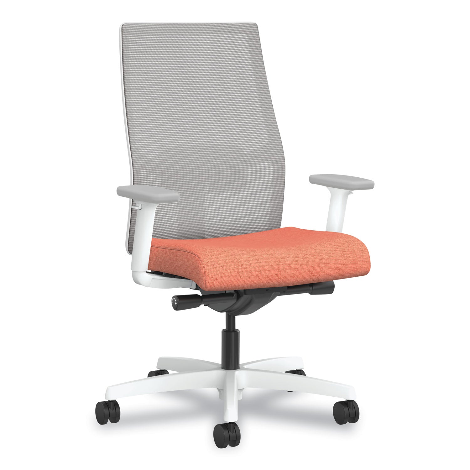 Mid-Back Mesh Task Chair | Passion Fruit/White