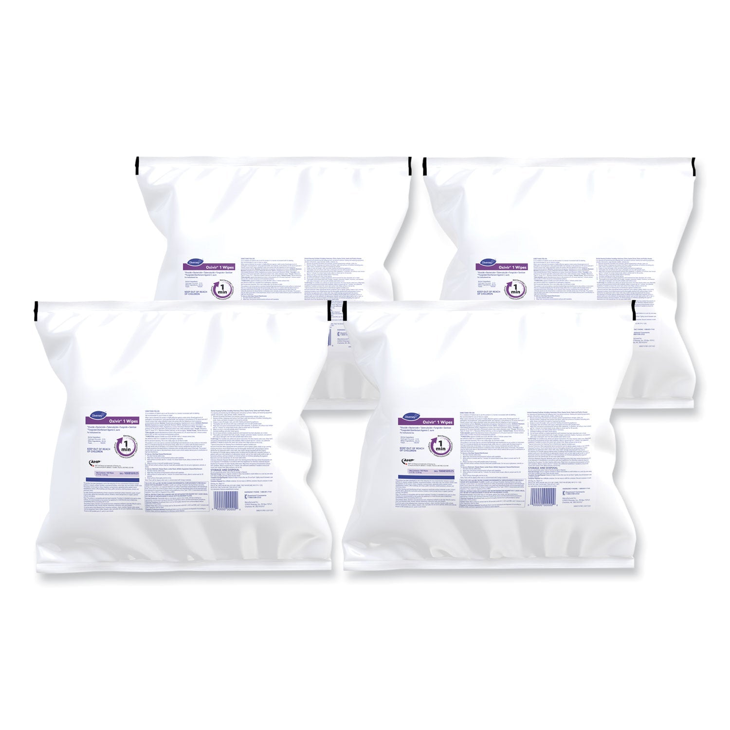 Oxivir 1 Wipes | Diversey™ 160/Refill Pack