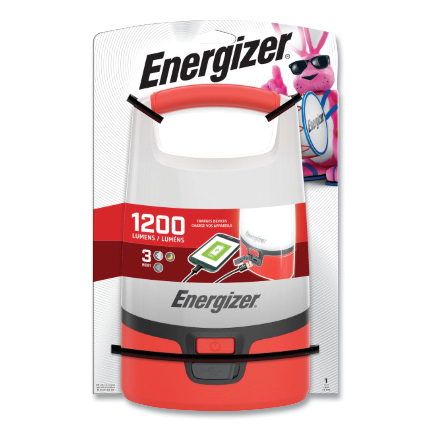 Vision LED USB Lantern | Red/White