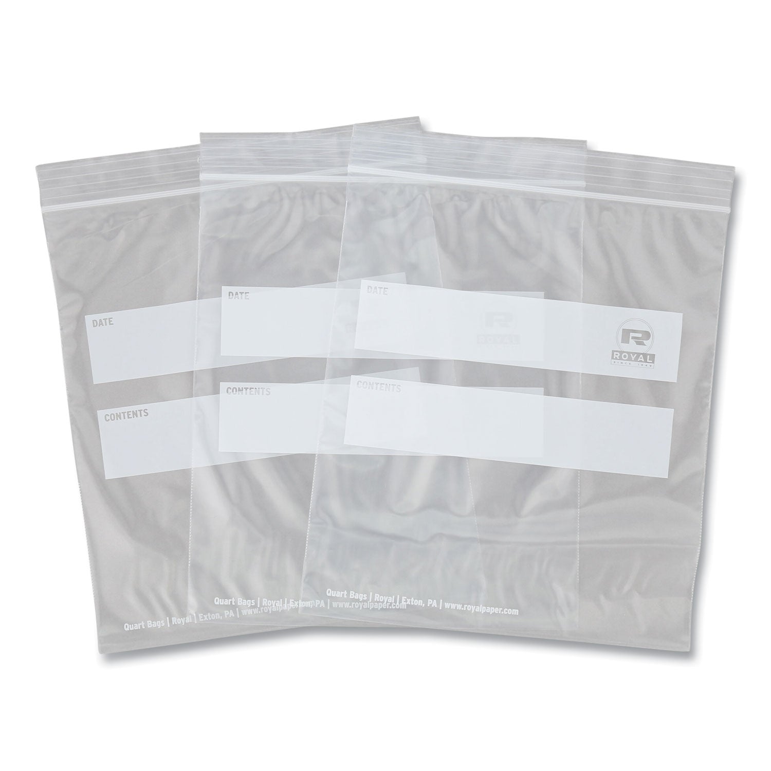 Zipper Bags | Quart Size | 500-Count