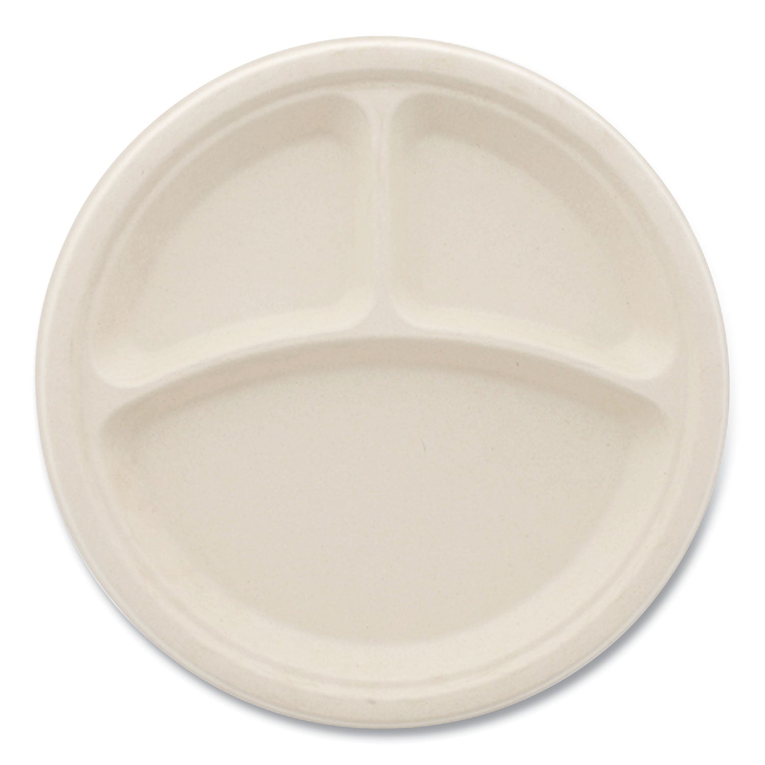PFAS-Free Dinnerware | Boardwalk® Bagasse 10" 3-Cmp