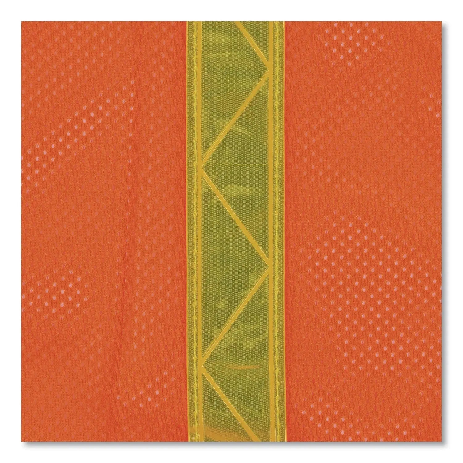 ergodyne® GloWear 8080BAX Non-Certified X-Back Hi-Vis Safety Vest, Polyester, One Size Fits Most, Orange/Yellow