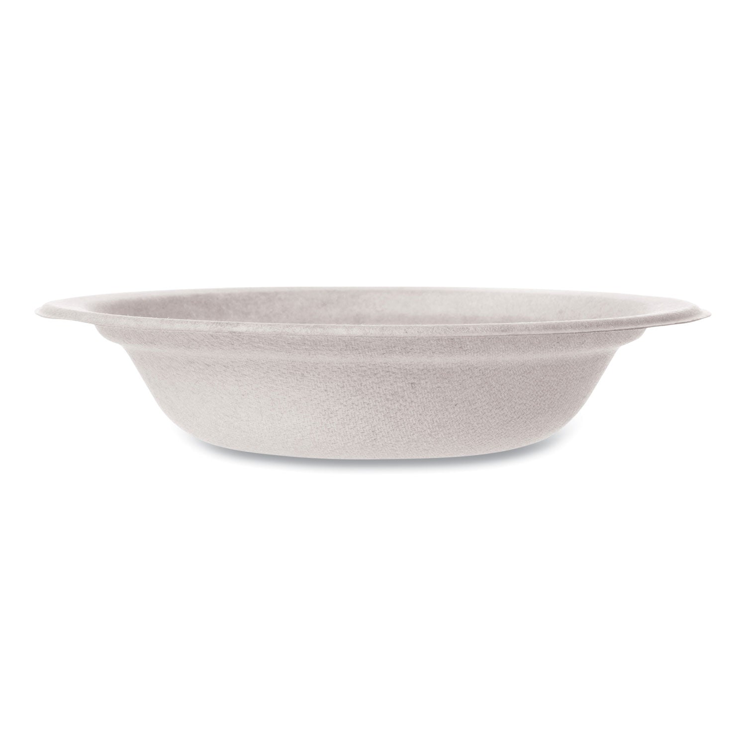 Vegware™ Molded Fiber Tableware, Compostable, Bowl, Sugarcane, 12 oz, White, 1,000/Carton