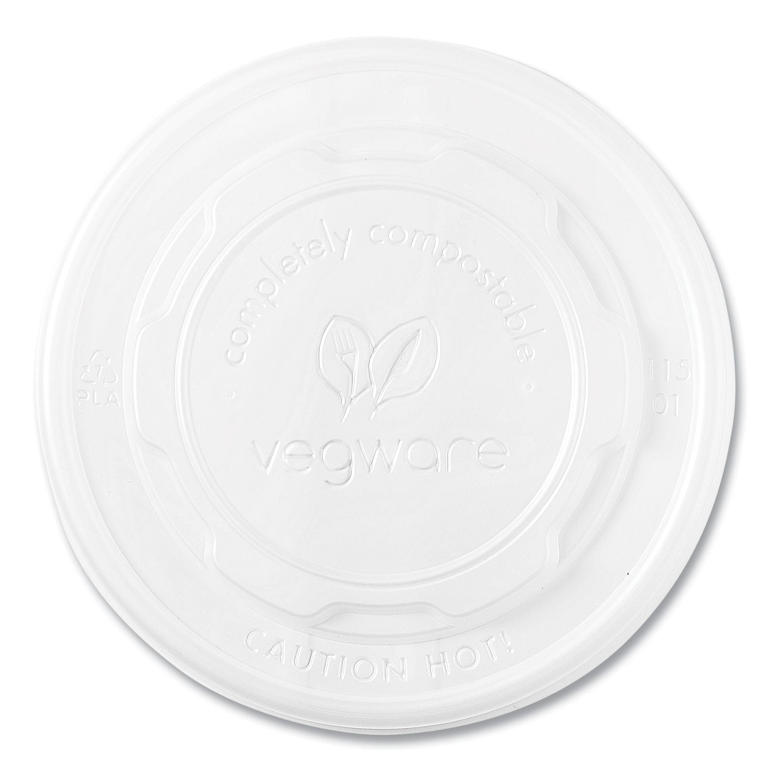 115-Series Flat Hot Lids | Compostable | 500/ctn