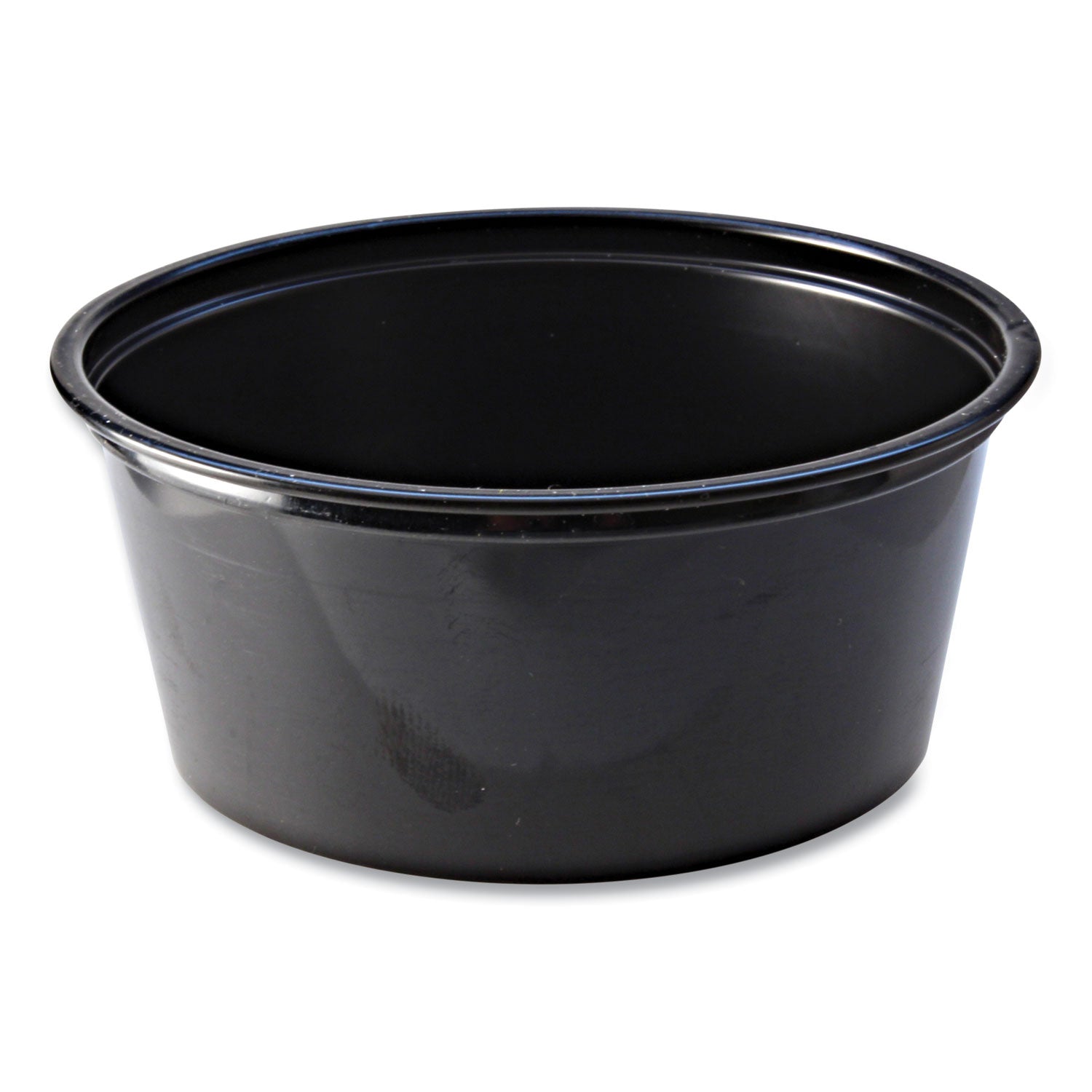 Portion Cups | 3.25oz Black Plastic