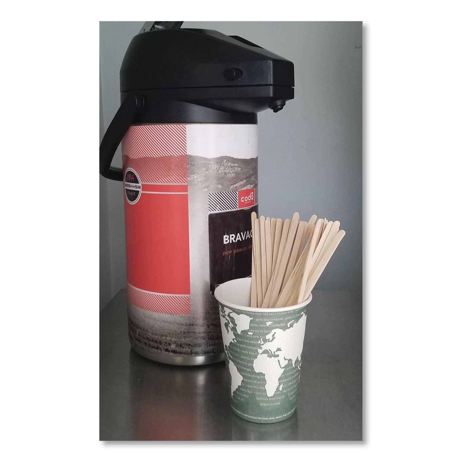 Eco-Products® Wooden Stir Sticks, 7", 1,000/pack