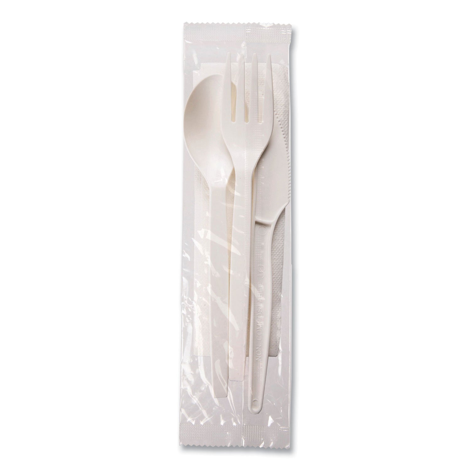 Renewable PSM Wrapped Cutlery Kit | 250-Carton