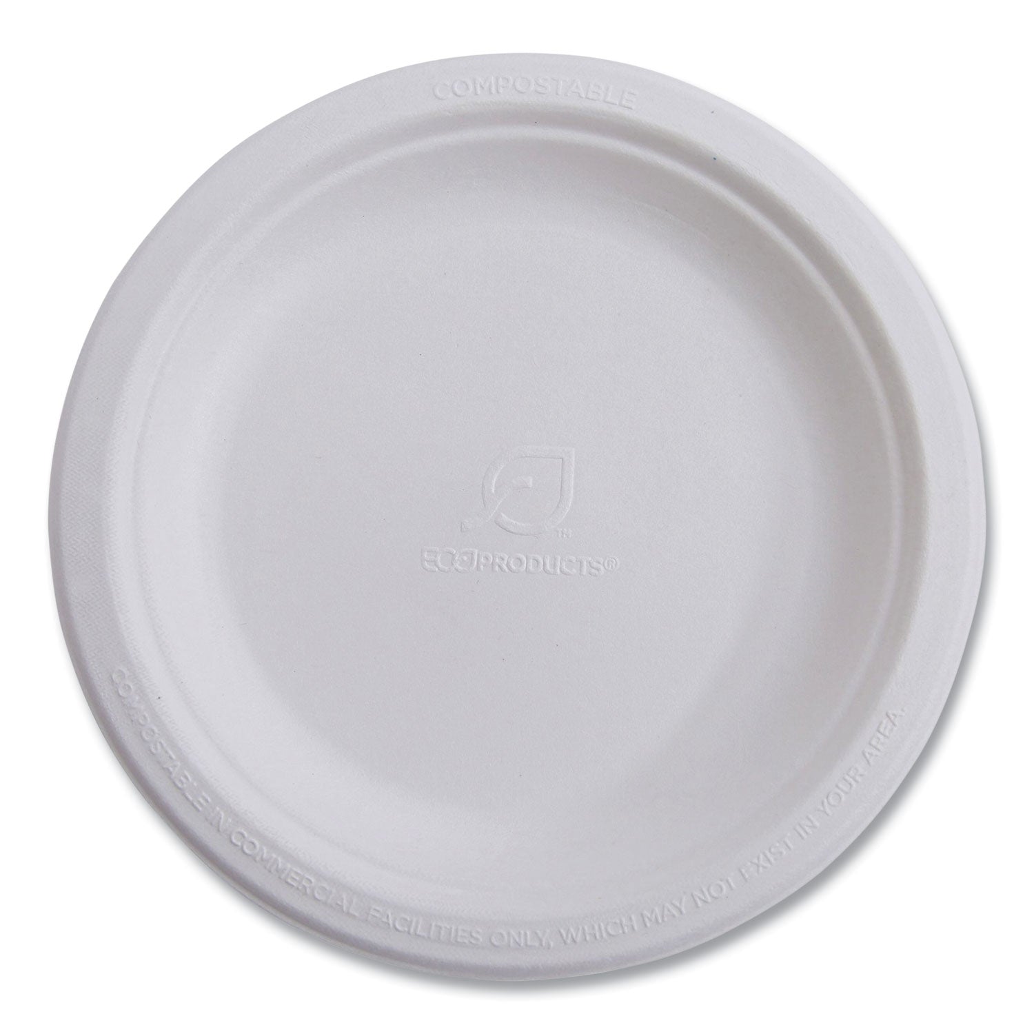 Sugarcane Plates | Eco-Products® Vanguard 10" 500-Ct