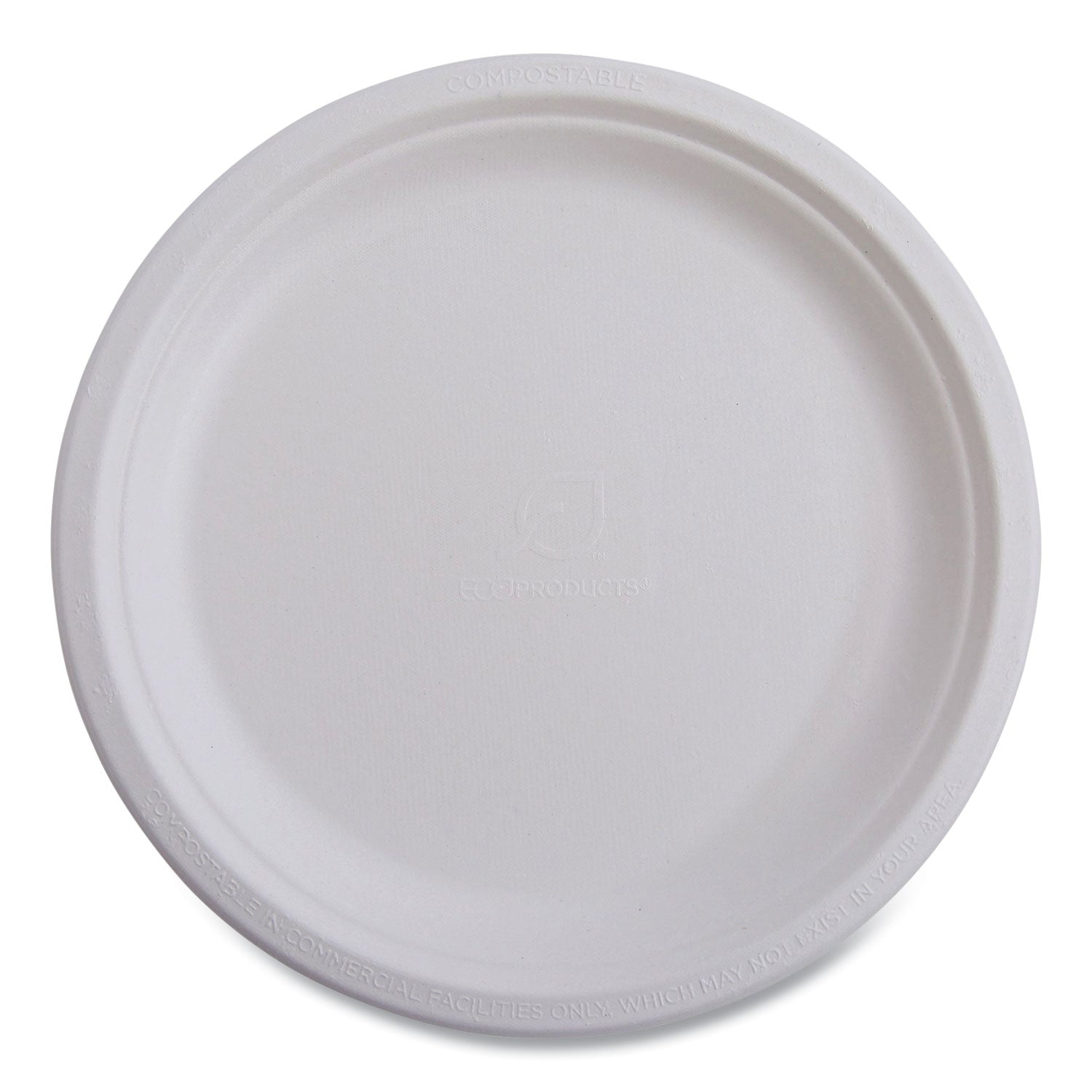 Sugarcane Plates | Eco-Products® Vanguard 6" 1000-Ct