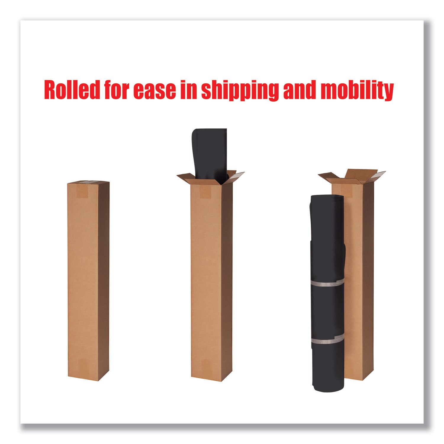 deflecto® EconoMat Carpet Chair Mat, Rectangular, 46 x 60, Black - Bloom Skins