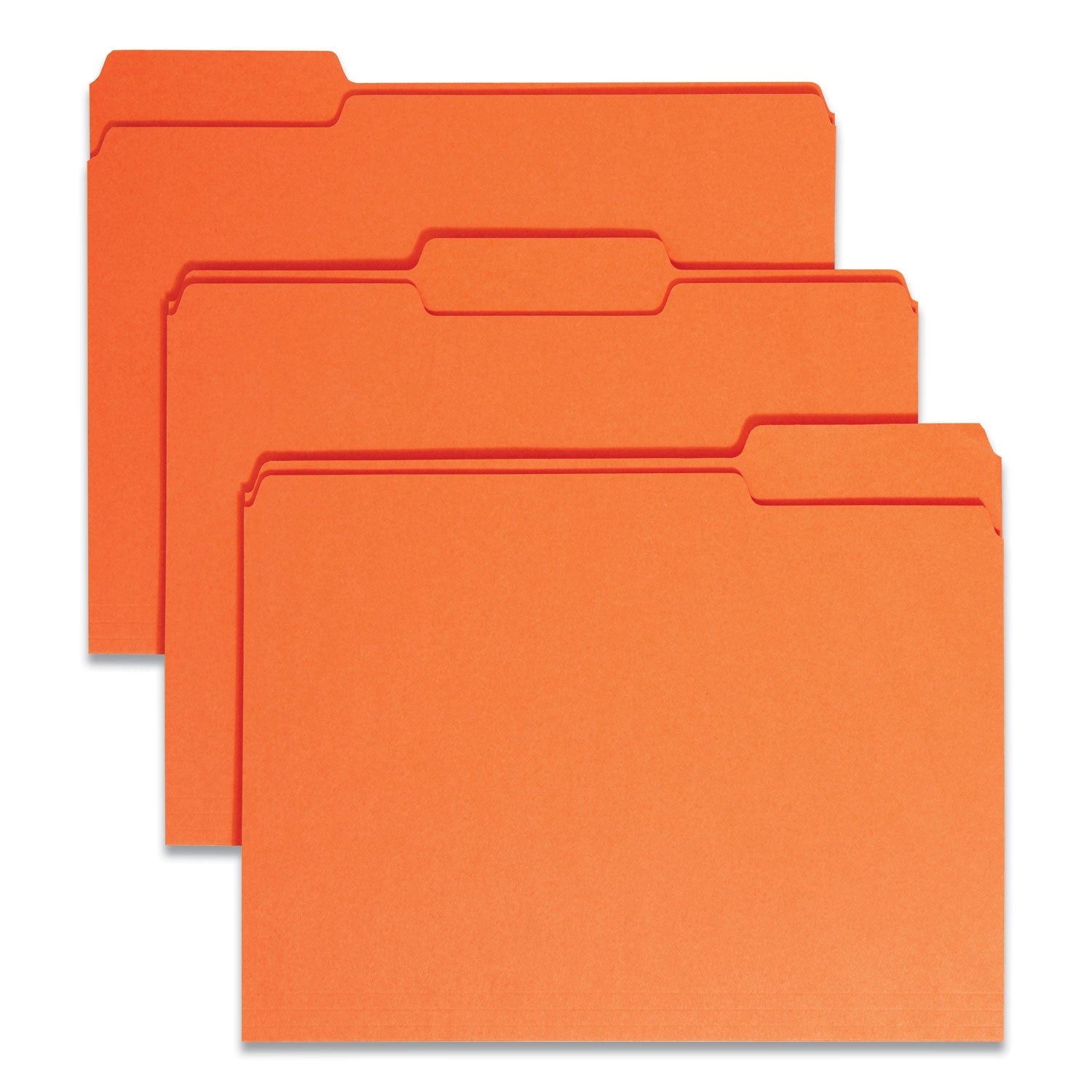 Colored File Folders | Smead 1/3-Cut Orange 100/Box
