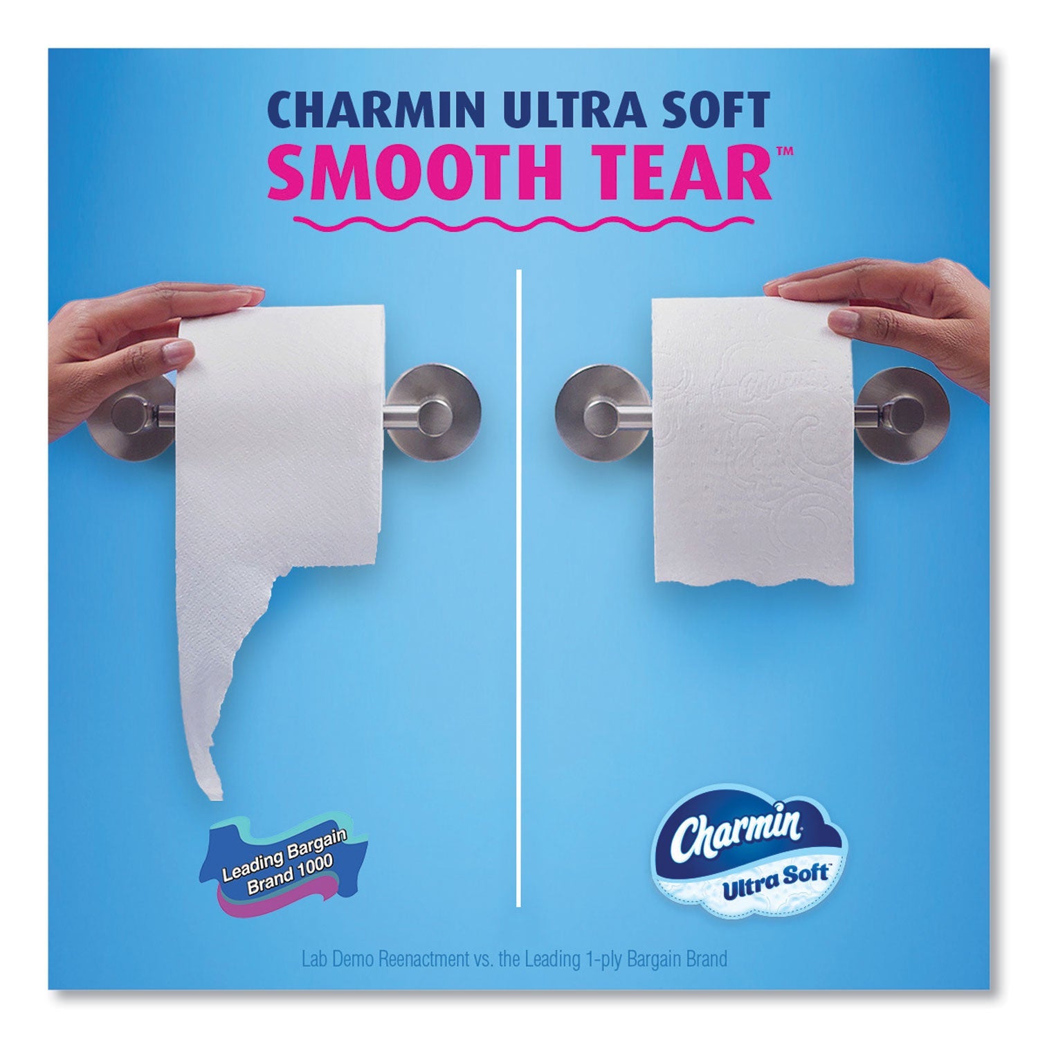 Charmin® Ultra Soft Bathroom Tissue, Mega Roll, Septic Safe, 2-Ply, White, 224 Sheets/Roll, 12 Rolls/Pack, 4 Packs/Carton