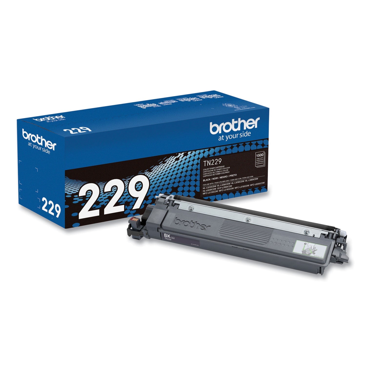 TN229BK Toner | Brother | Black, 1500-Yield