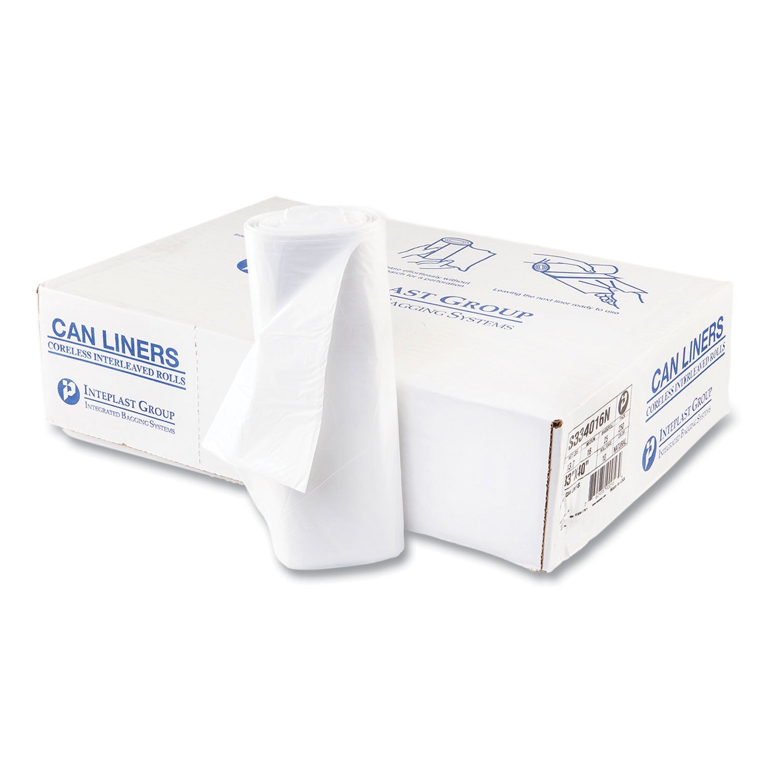 High-Density Commercial Can Liners | 33 gal
