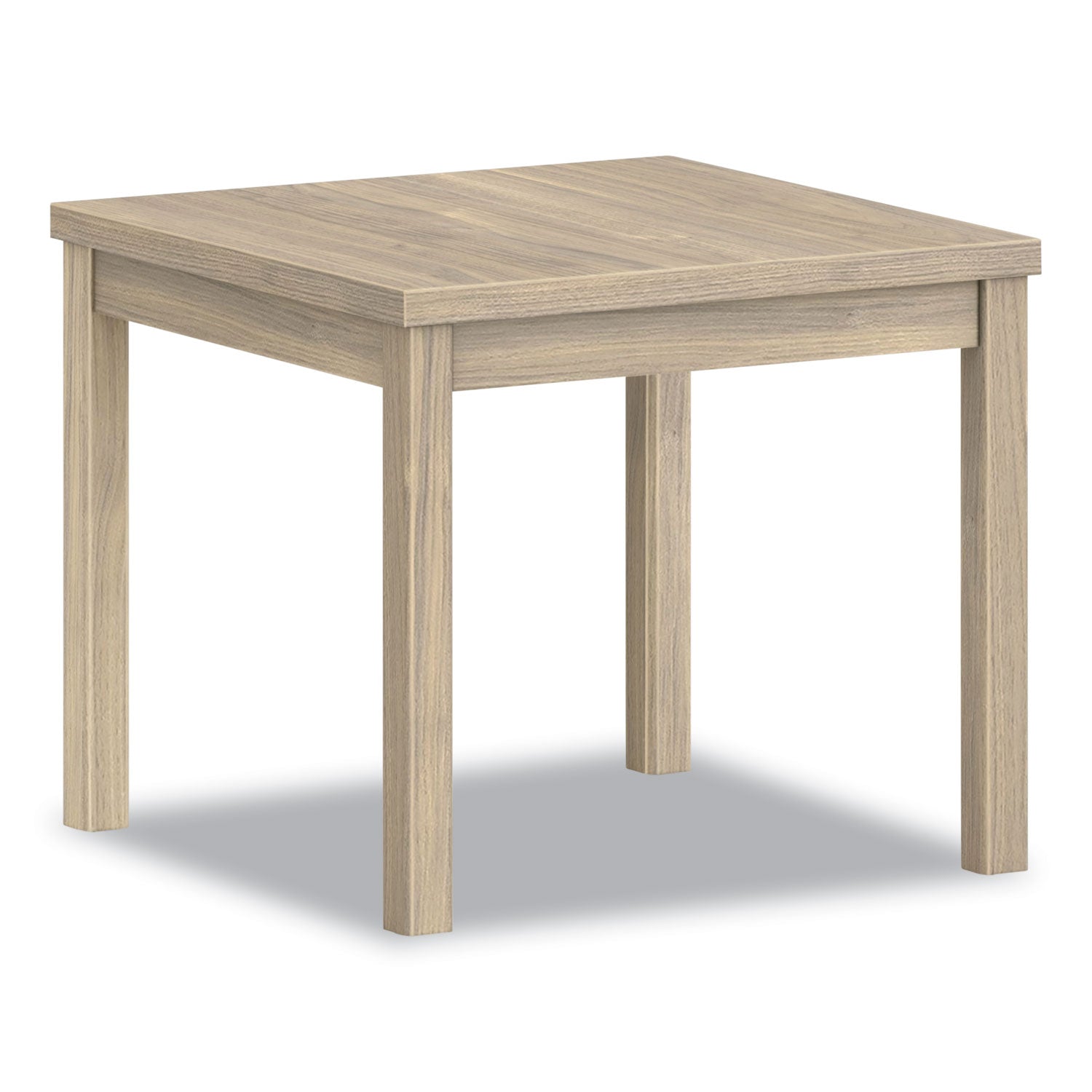 HON® 80000 Laminate Occasional End Table, Rectangular, 24w x 20d x 20h, Kingswood Walnut