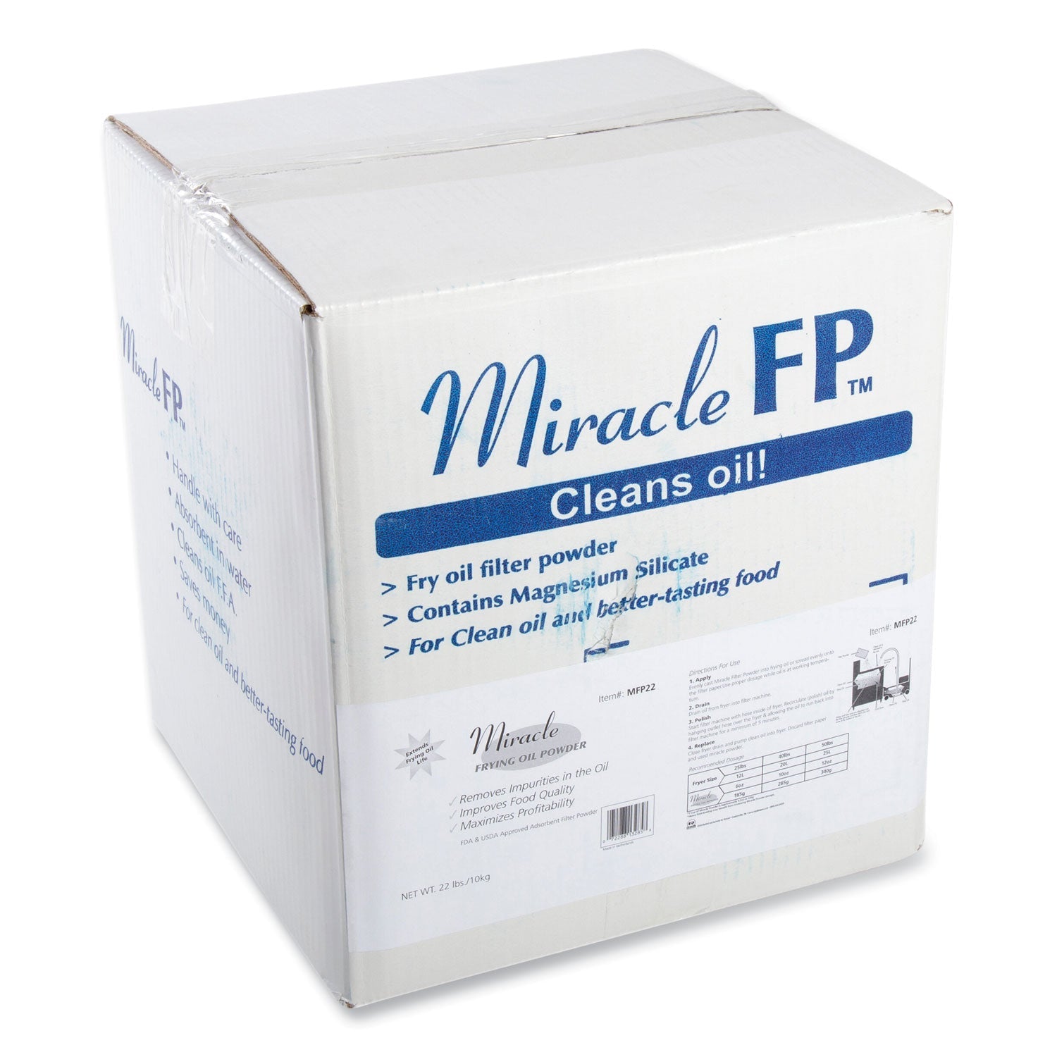 Fryer Oil Filter Powder | 22 lb Pack