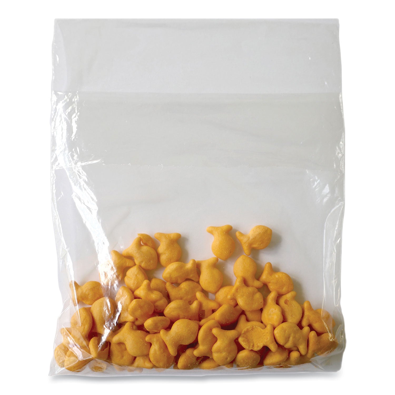 AmerCareRoyal® Flip Top Bag, 7" x 7", Clear, 2,000/Carton