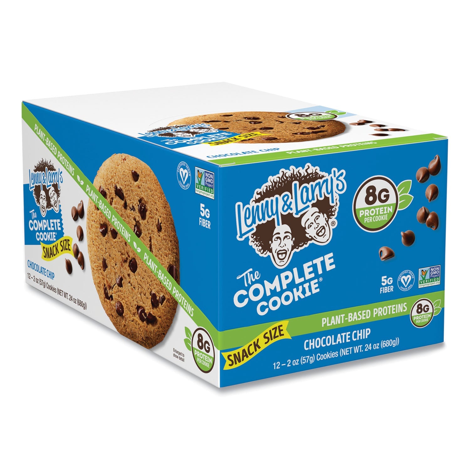 Lenny & Larry's® Chocolate Chip Cookie, 2 oz Packet. 12/Pack - Bloom Skins