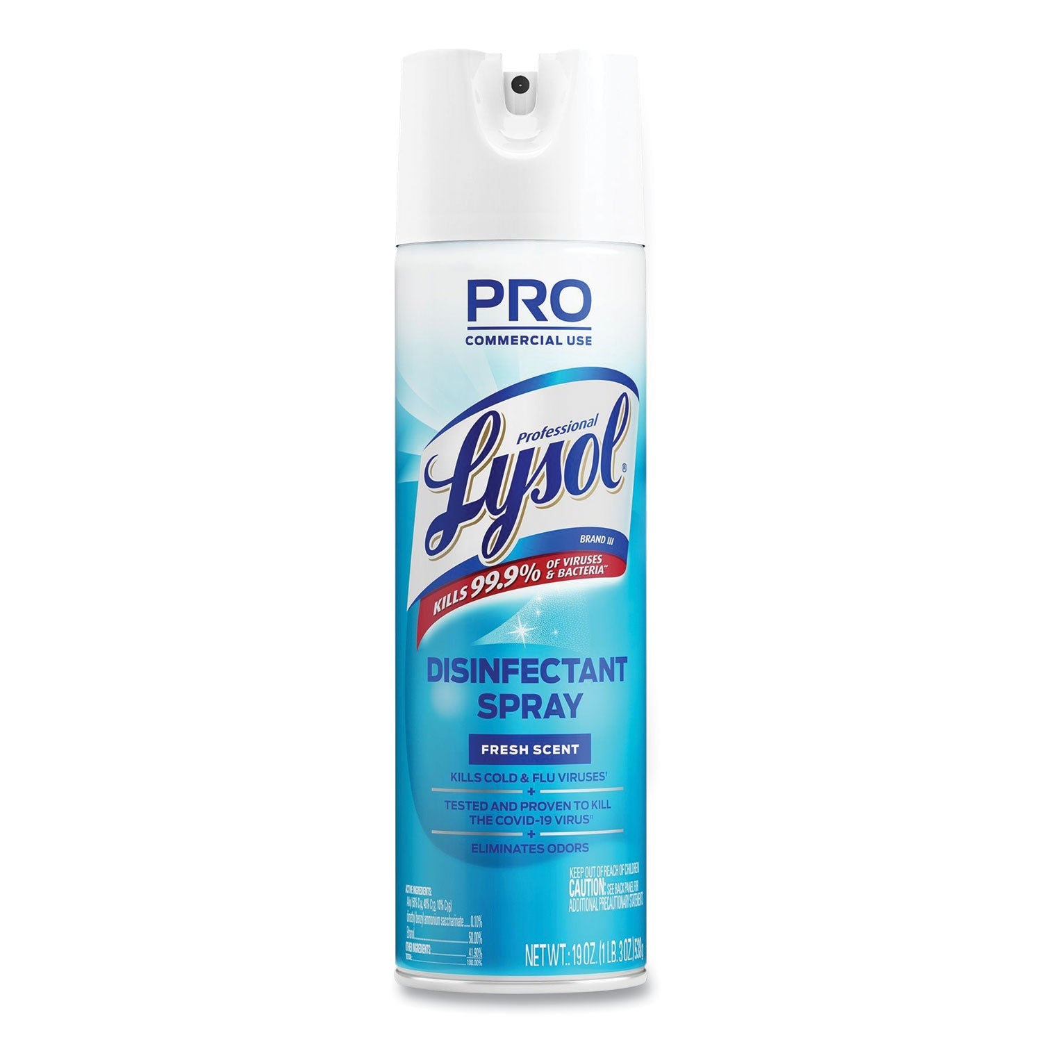 Professional LYSOL® Brand Disinfectant Spray, Fresh, 19 Oz Aerosol Spray