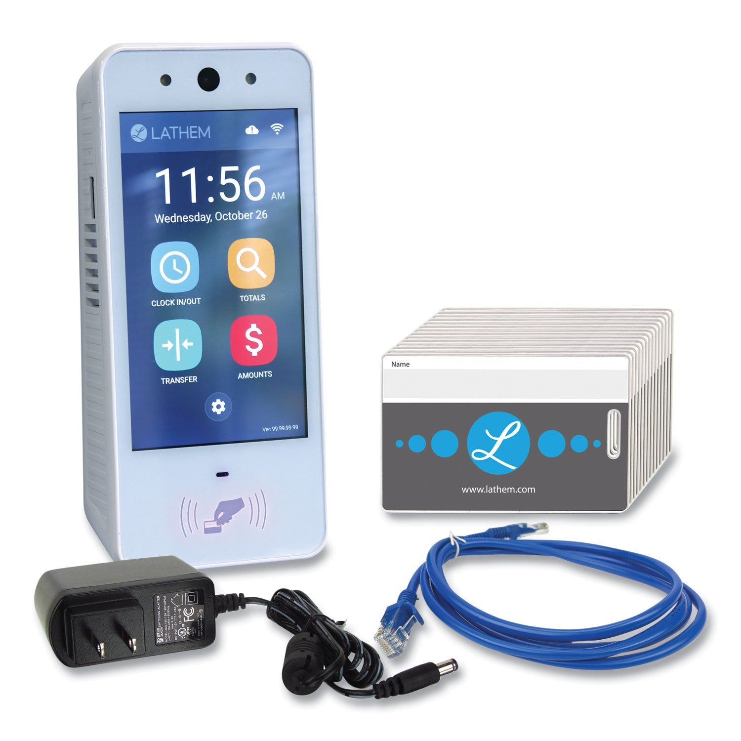 Contactless Wi-Fi Digital Time Clock | Touch-Free