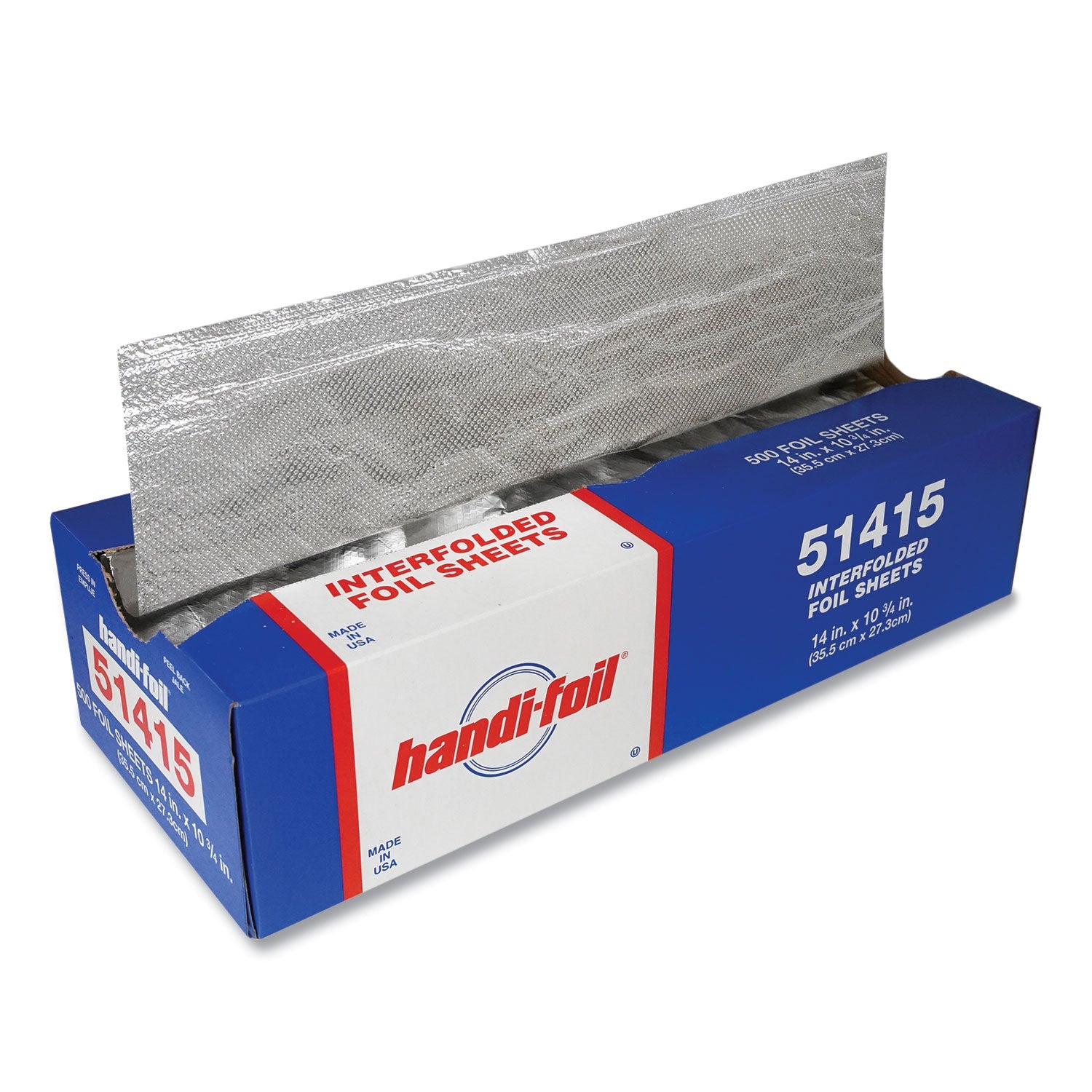 Interfolded Foil Sheets | 10.75"x14", 500/Box