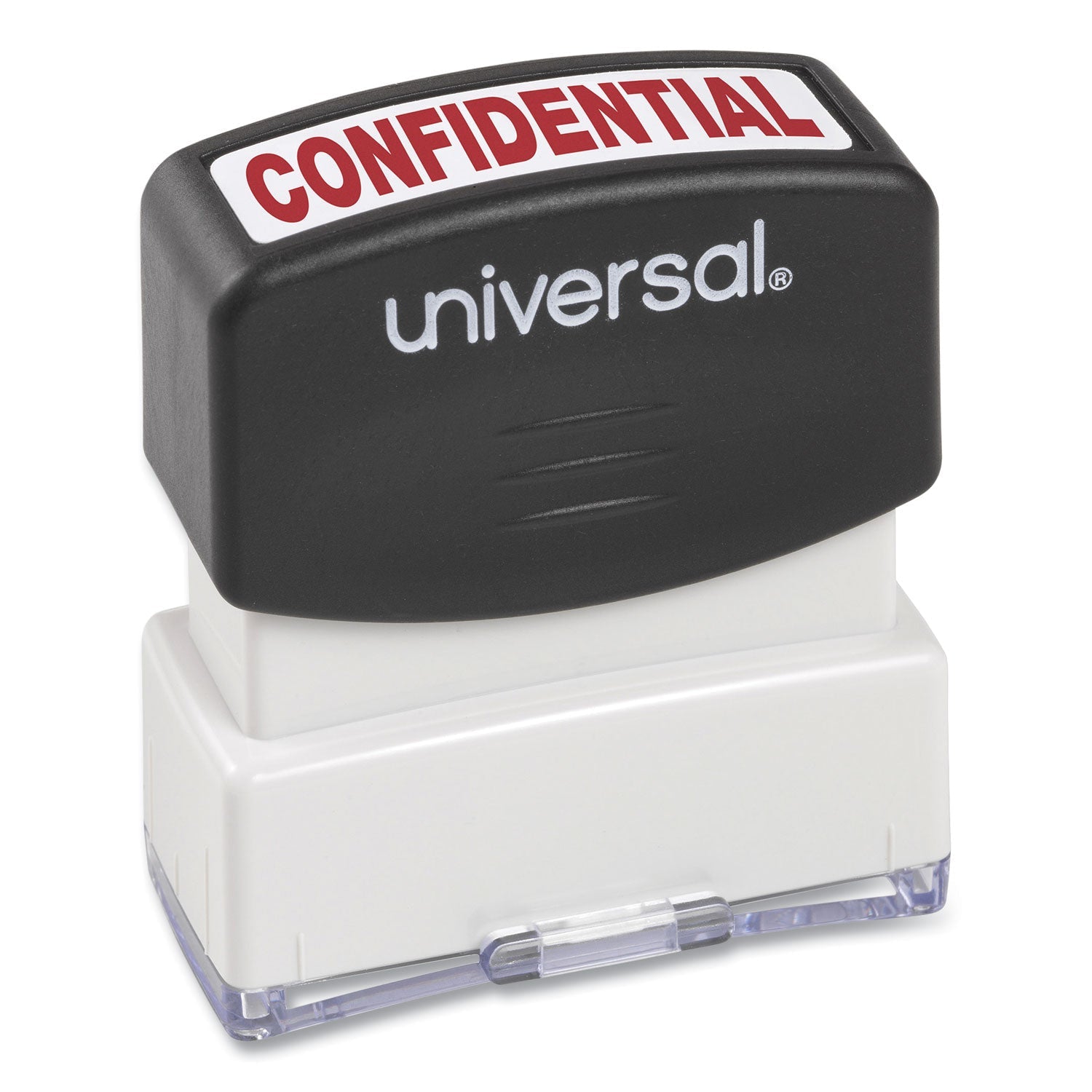 Universal® Message Stamp, Confidential, Pre-Inked One-Color, Red