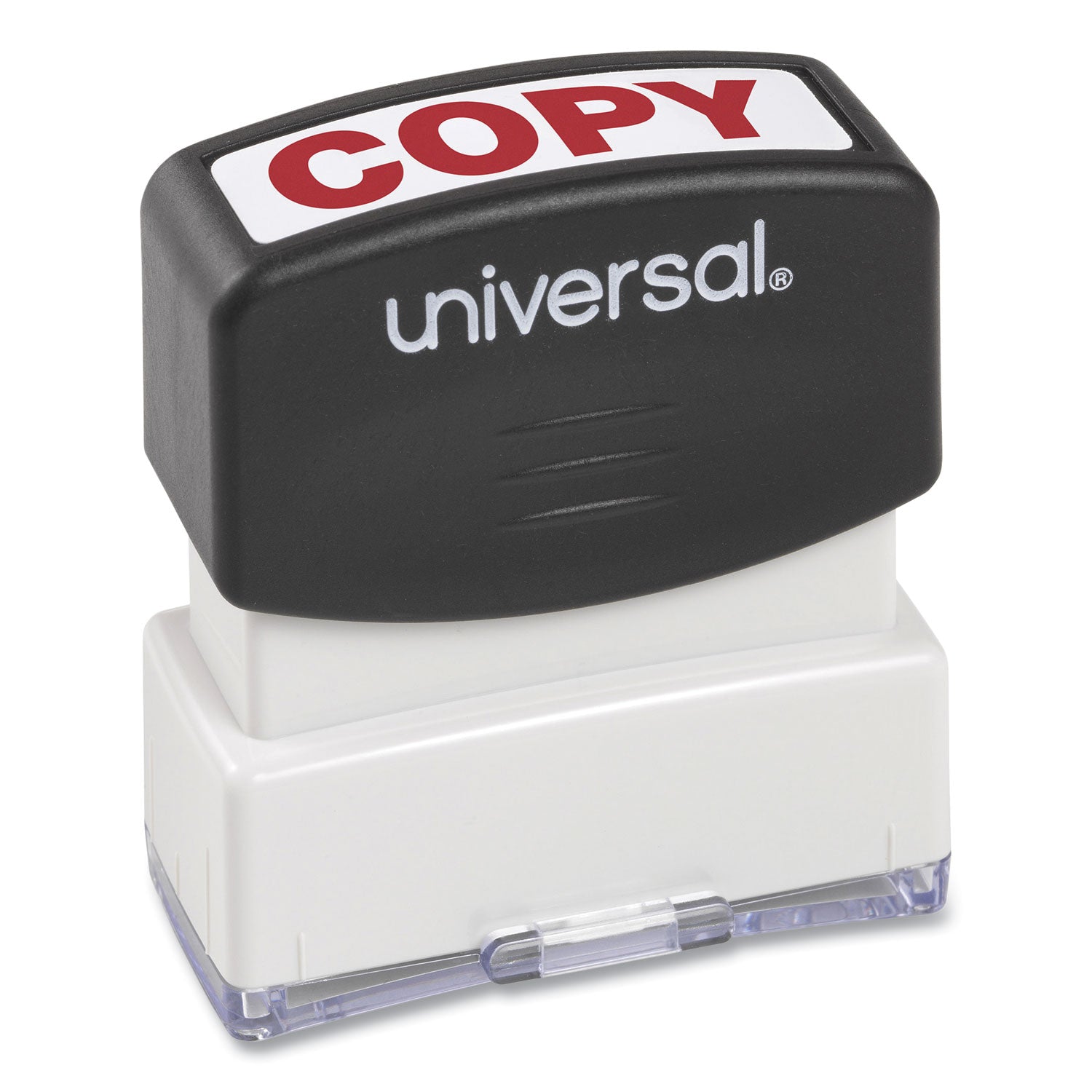 Universal® Message Stamp, Copy, Pre-Inked One-Color, Red