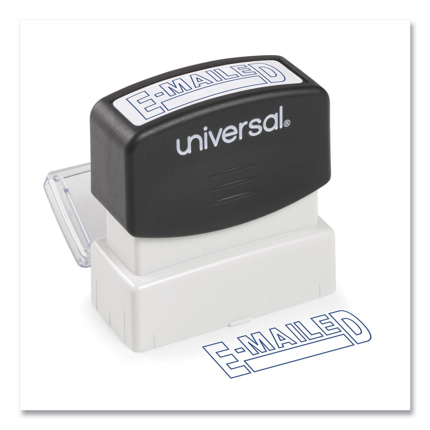 E-Mailed Message Stamp | Pre-Inked, Blue