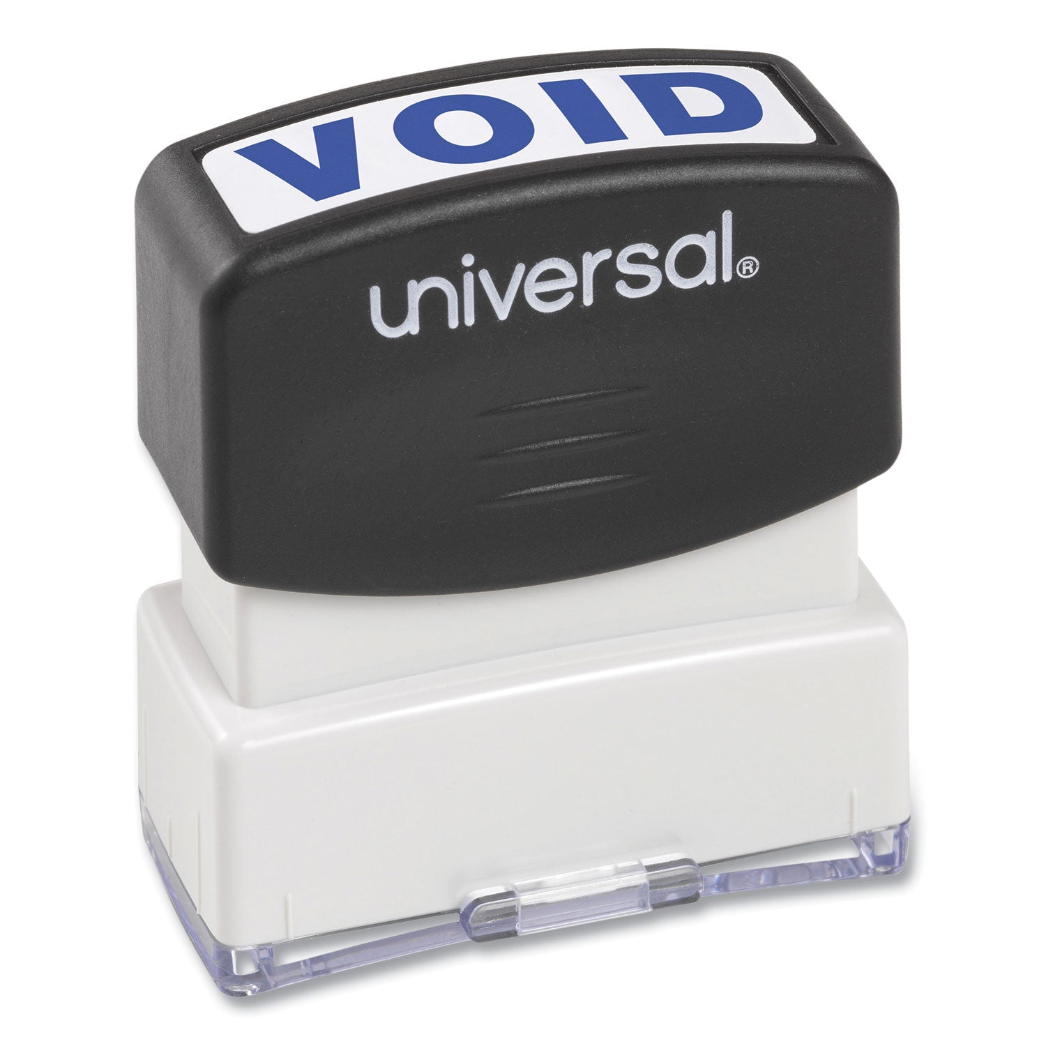 Universal® Message Stamp, Void, Pre-Inked One-Color, Blue