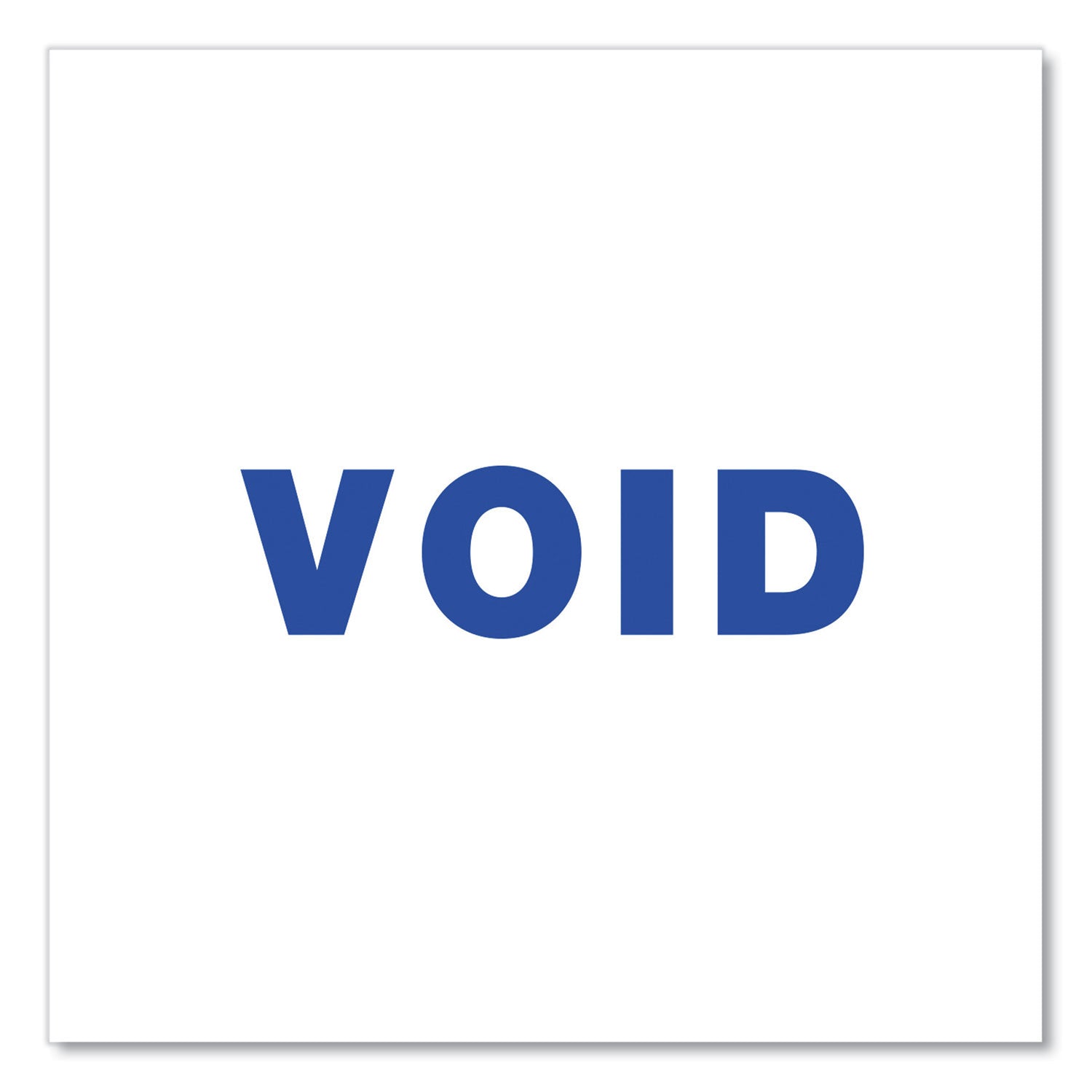 Universal® Message Stamp, Void, Pre-Inked One-Color, Blue