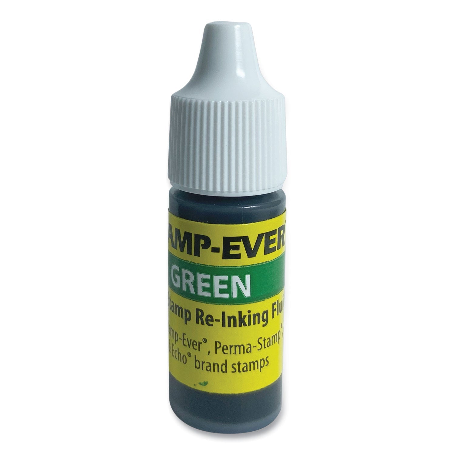 Trodat® Refill Ink For Clik! And Universal Stamps, 7 Ml Bottle, Green