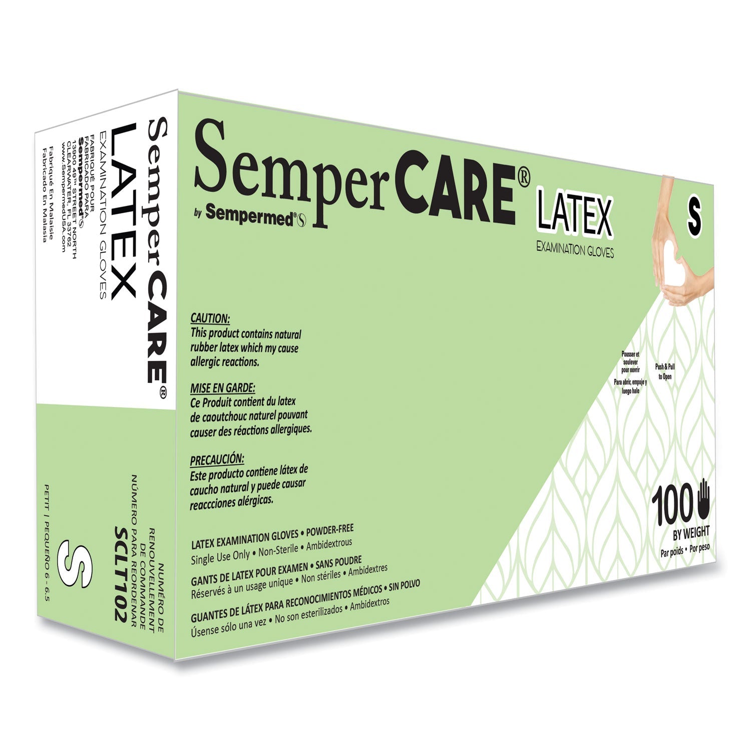 Latex Examination Gloves | SemperCare® Small