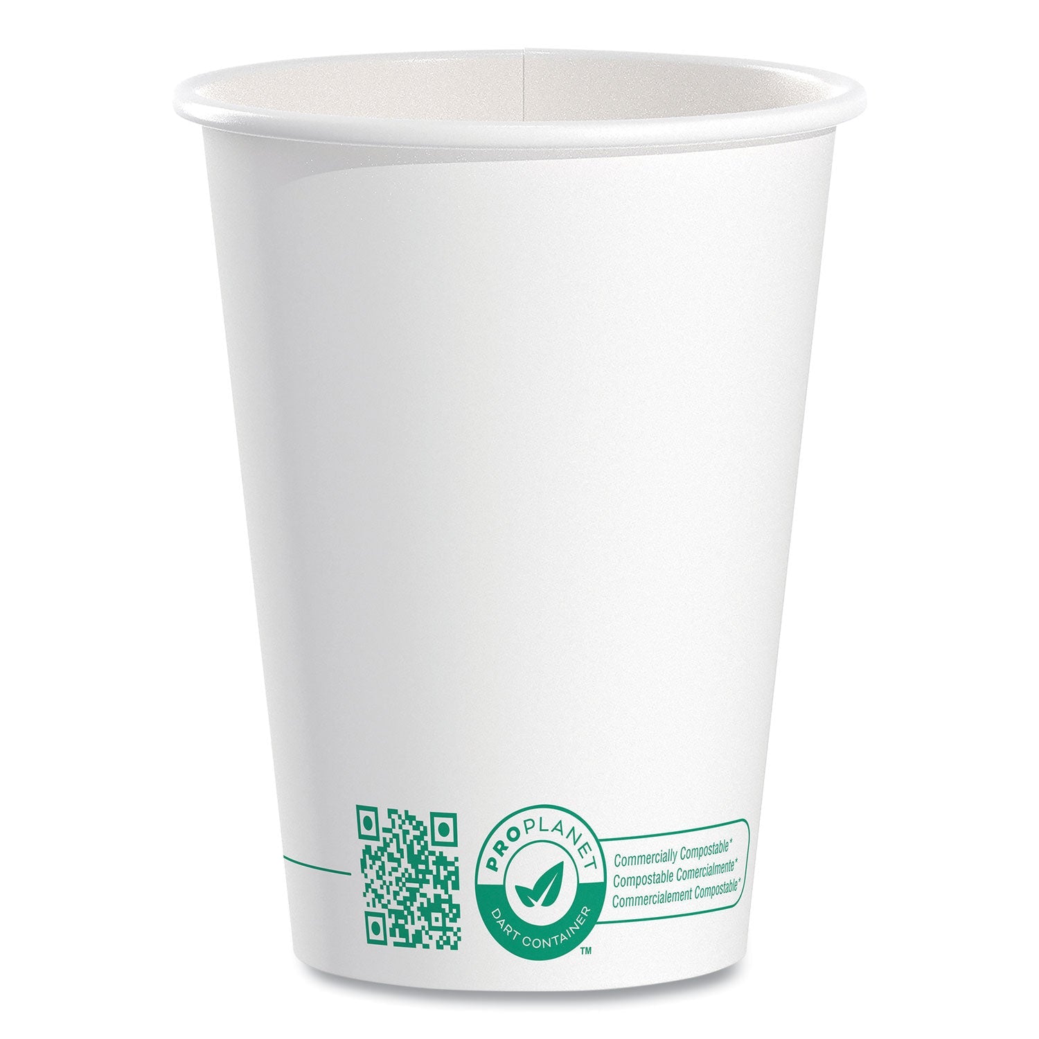 Compostable Paper Hot Cups | 12oz 1000-Count