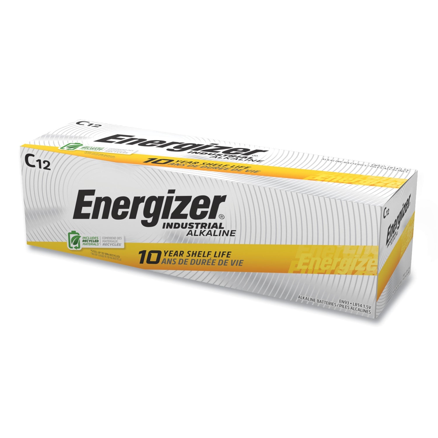 Industrial Alkaline C Batteries | 1.5V 12-Box