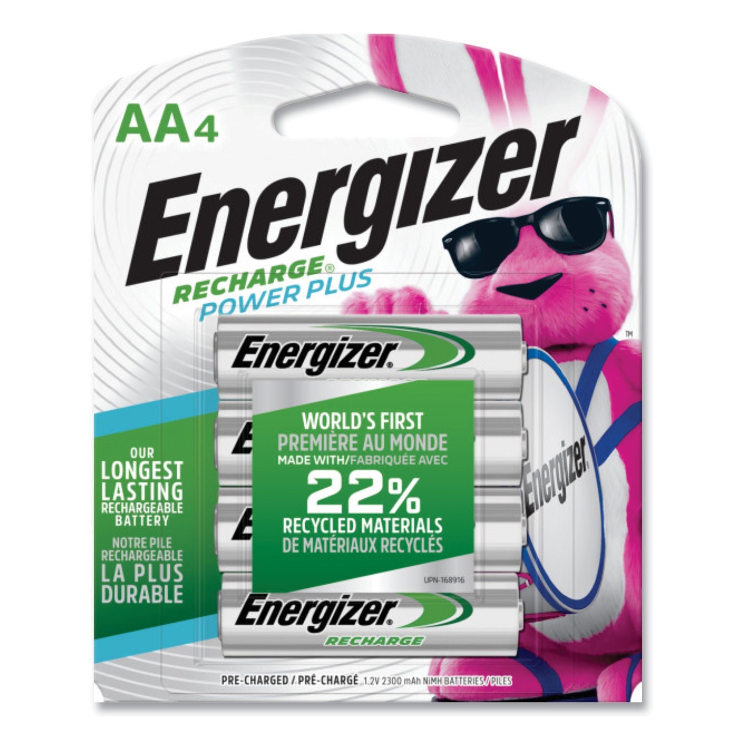 Rechargeable AA Batteries | NiMH 4-Pack