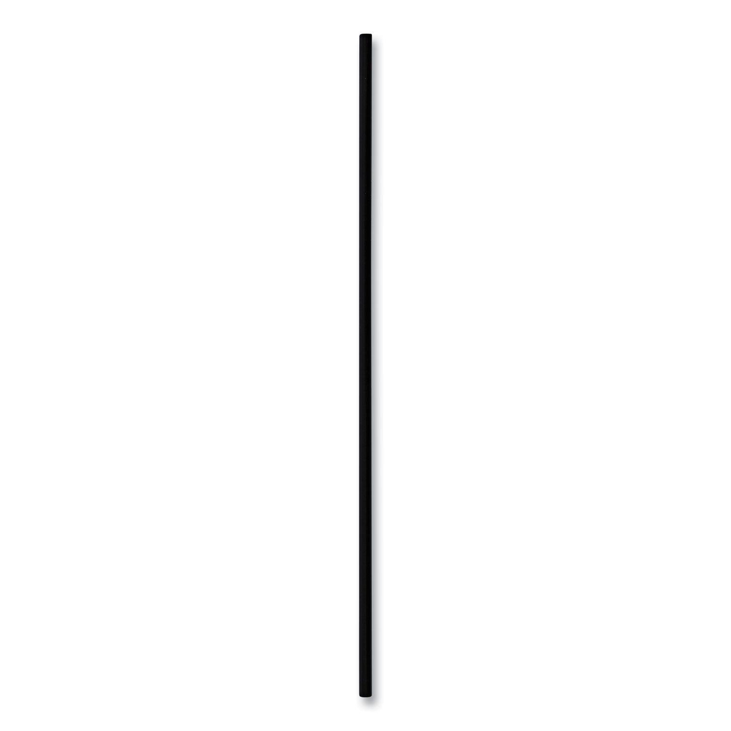 Boardwalk Cocktail Straws | 8" Black 5000/Carton