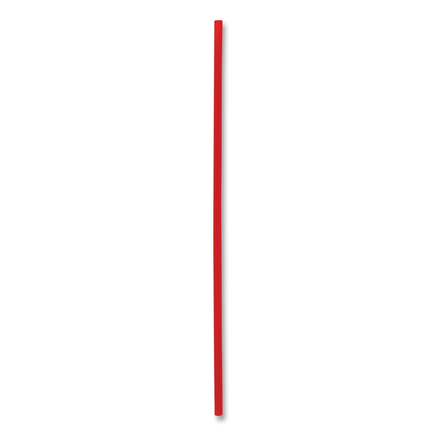 Stir-Straws | Boardwalk® Single-Tube Red 10k-Ctn