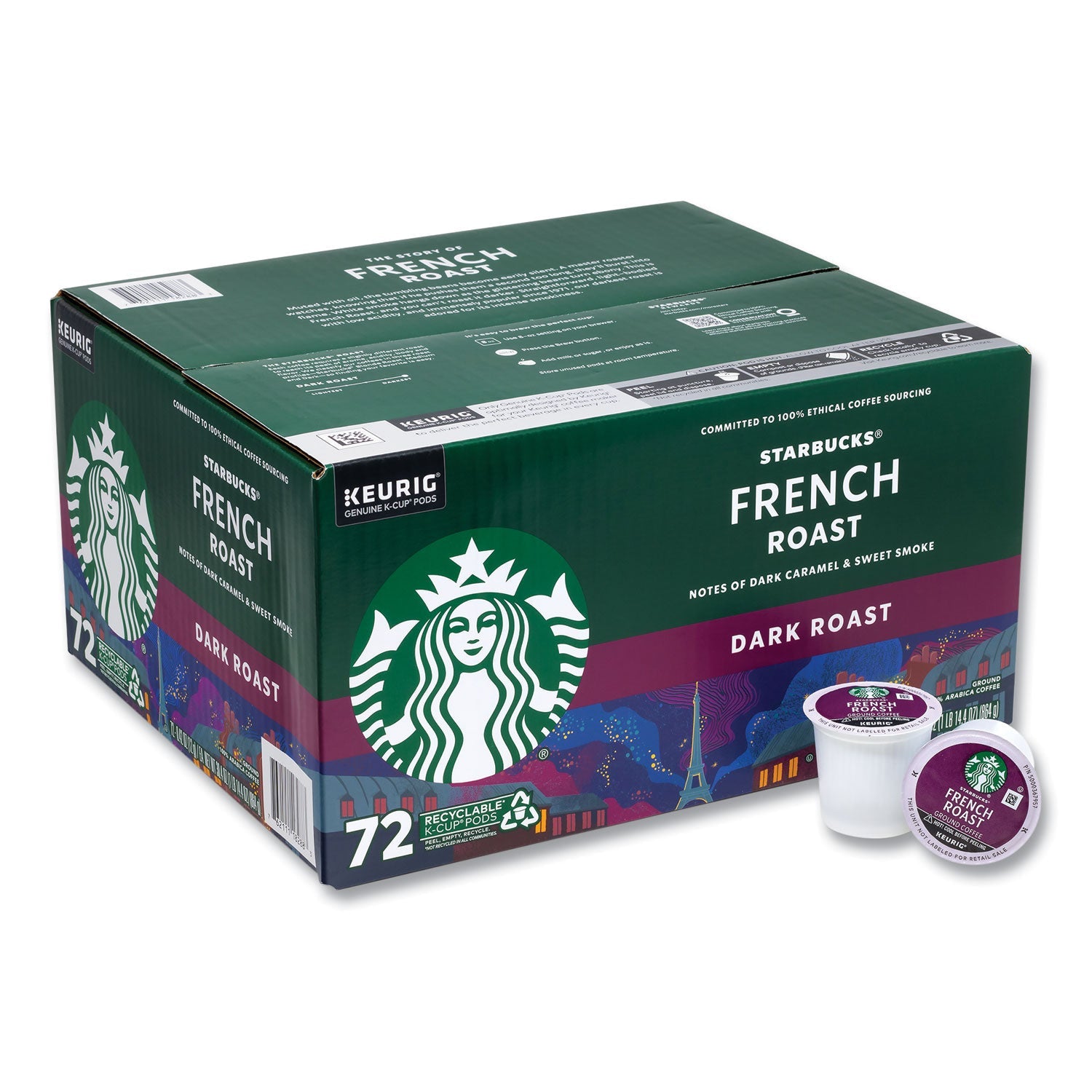 Starbucks French Roast K-Cups | 72 Count