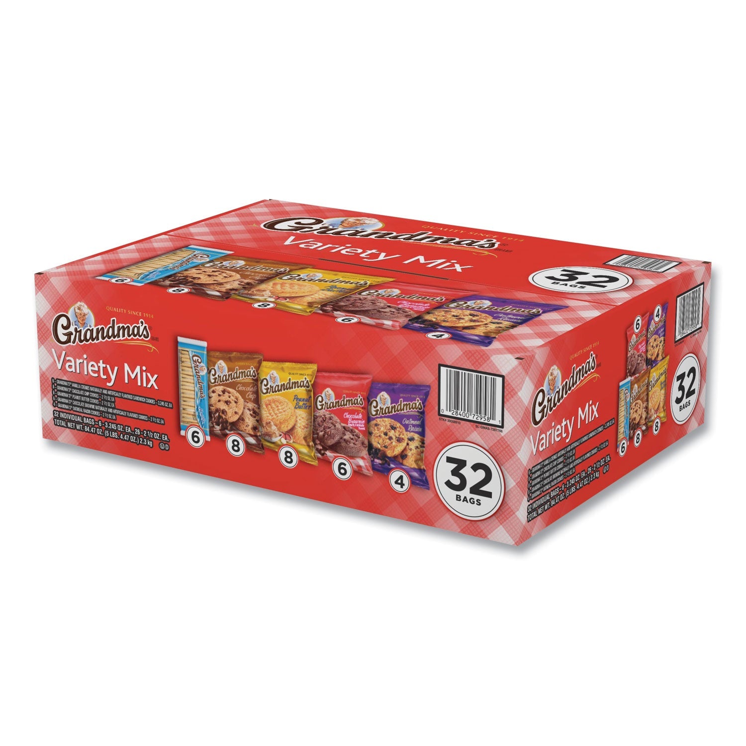 Grandma's Cookies Variety Tray | 32-Pack