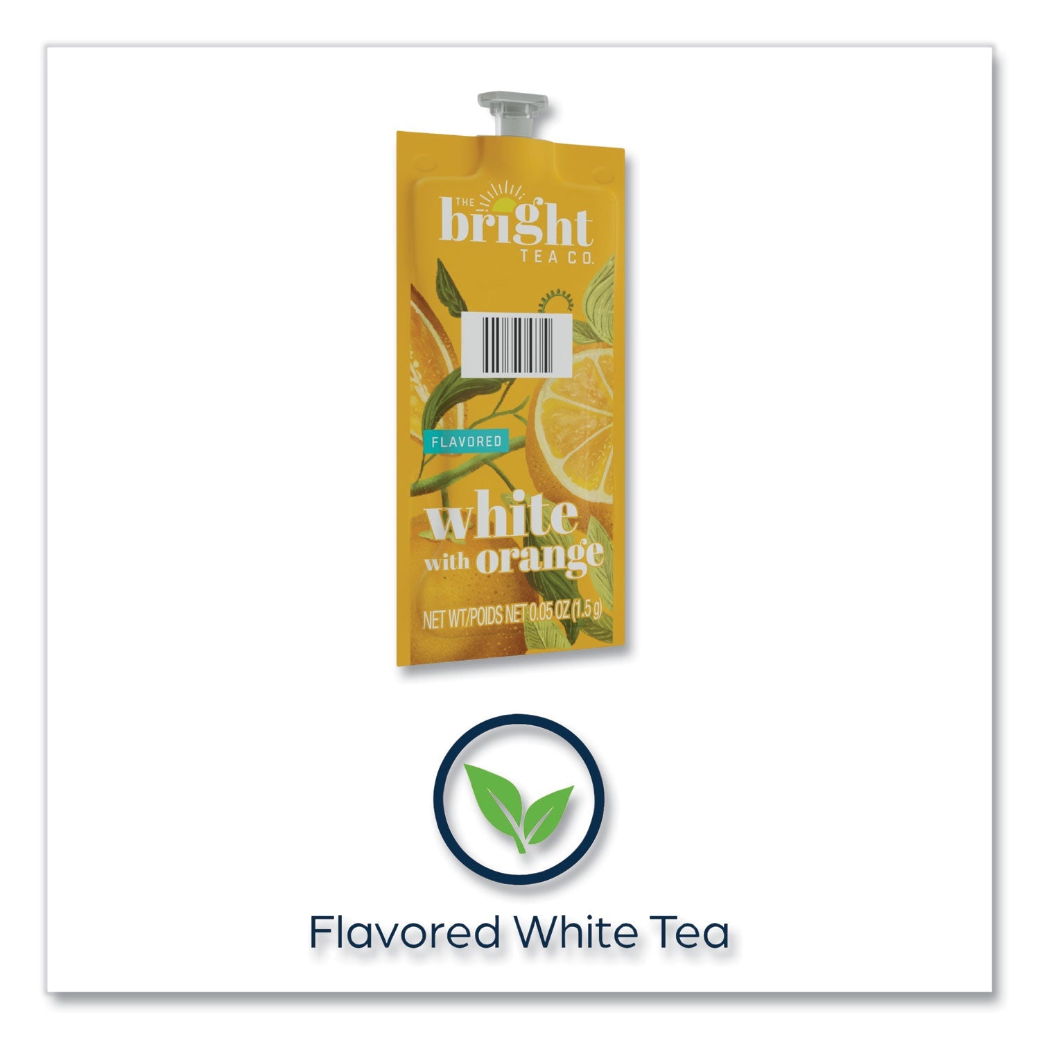 FLAVIA® The Bright Tea Co. White with Orange Tea Freshpack, 100/Carton - Bloom Skins