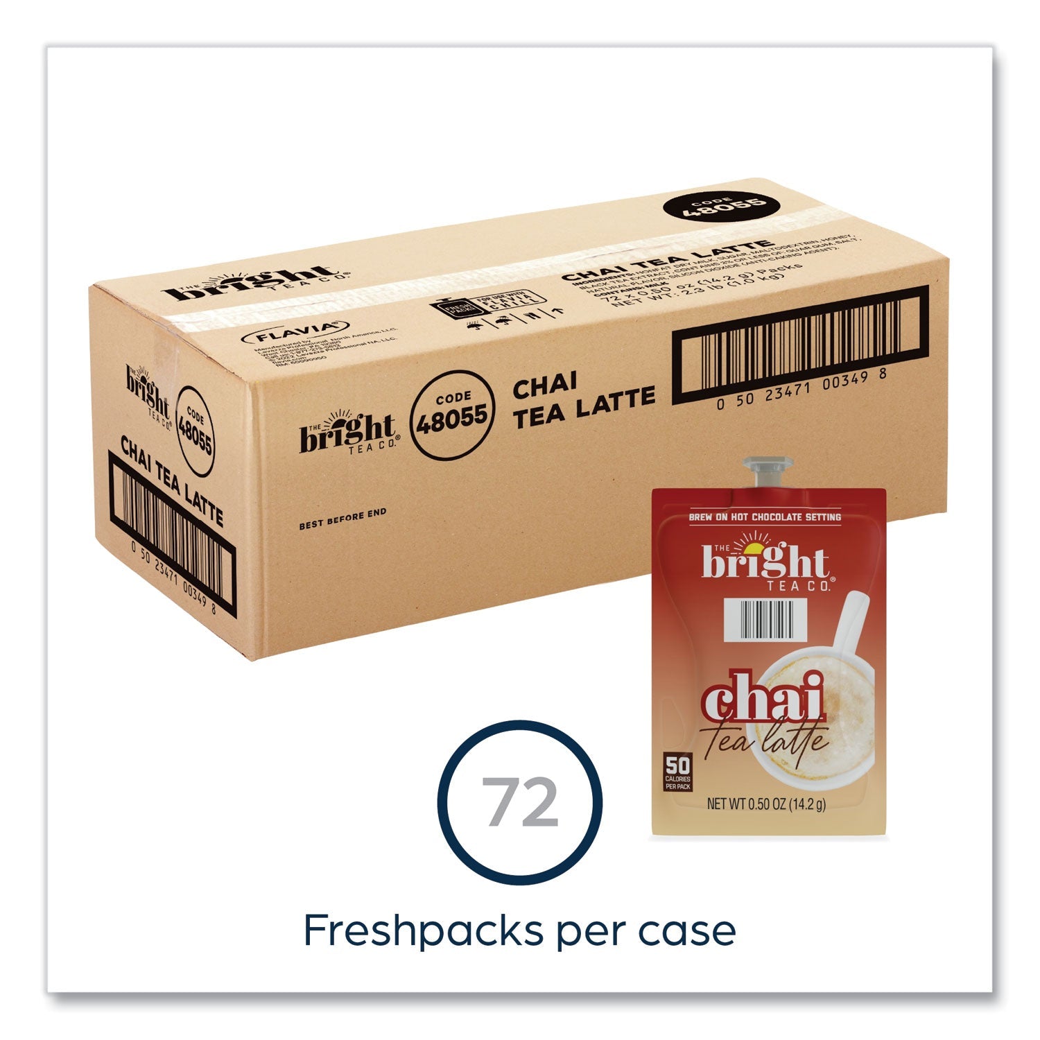 FLAVIA® The Bright Tea Co. Chai Tea Latte Freshpack, 72/Carton - Bloom Skins