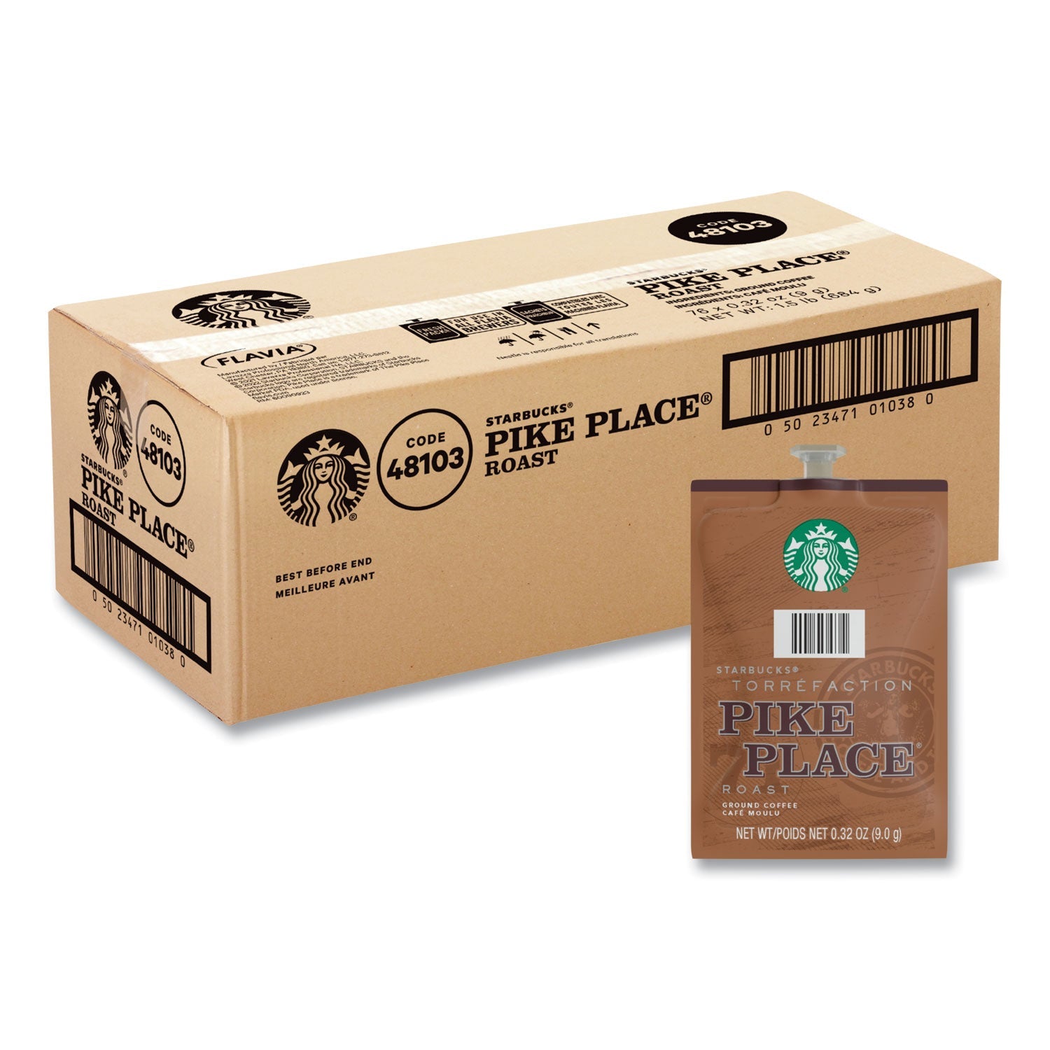 Starbucks Pike Place Roast Coffee | 76 Freshpacks