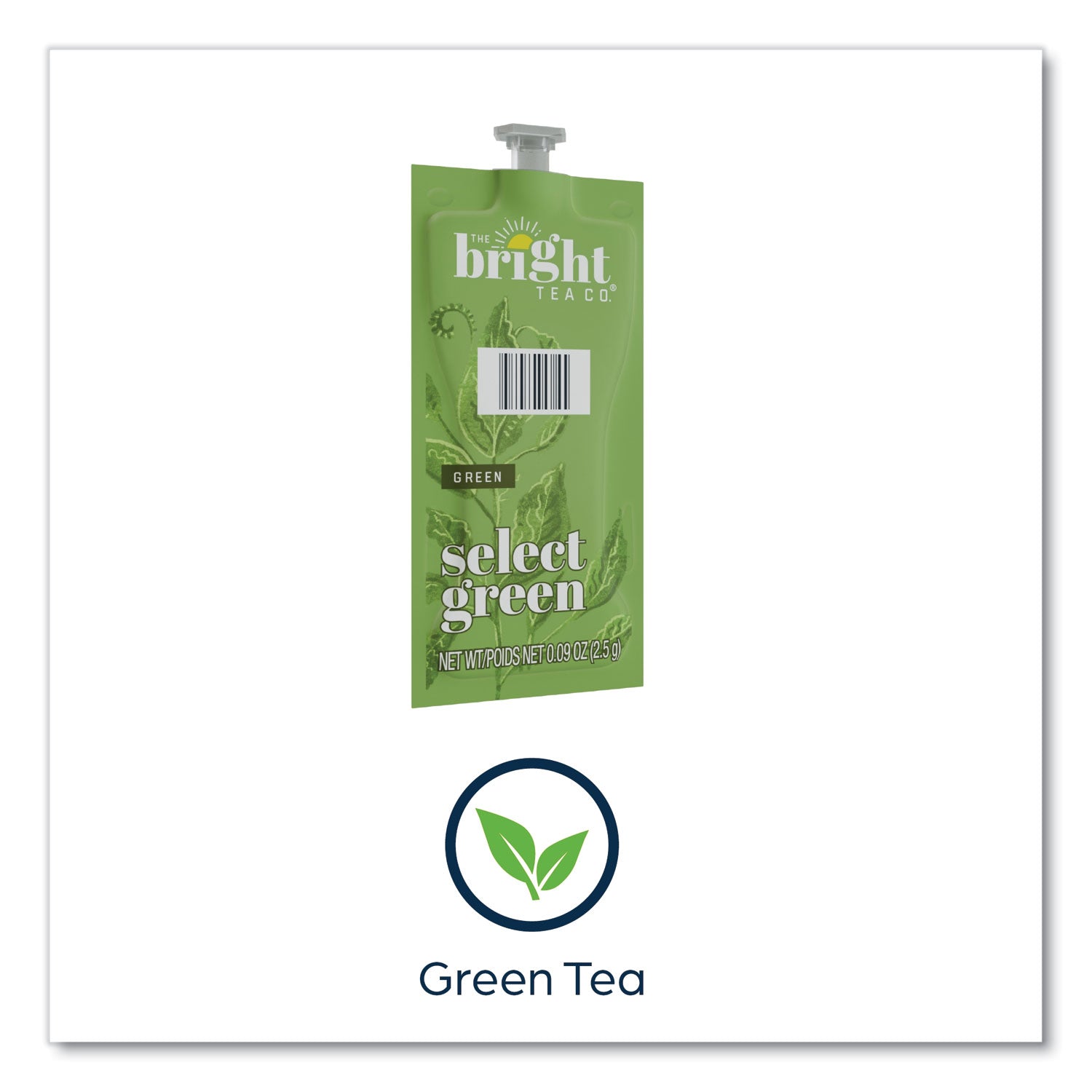 FLAVIA® The Bright Tea Co. Select Green Tea Freshpack, 100/Carton - Bloom Skins