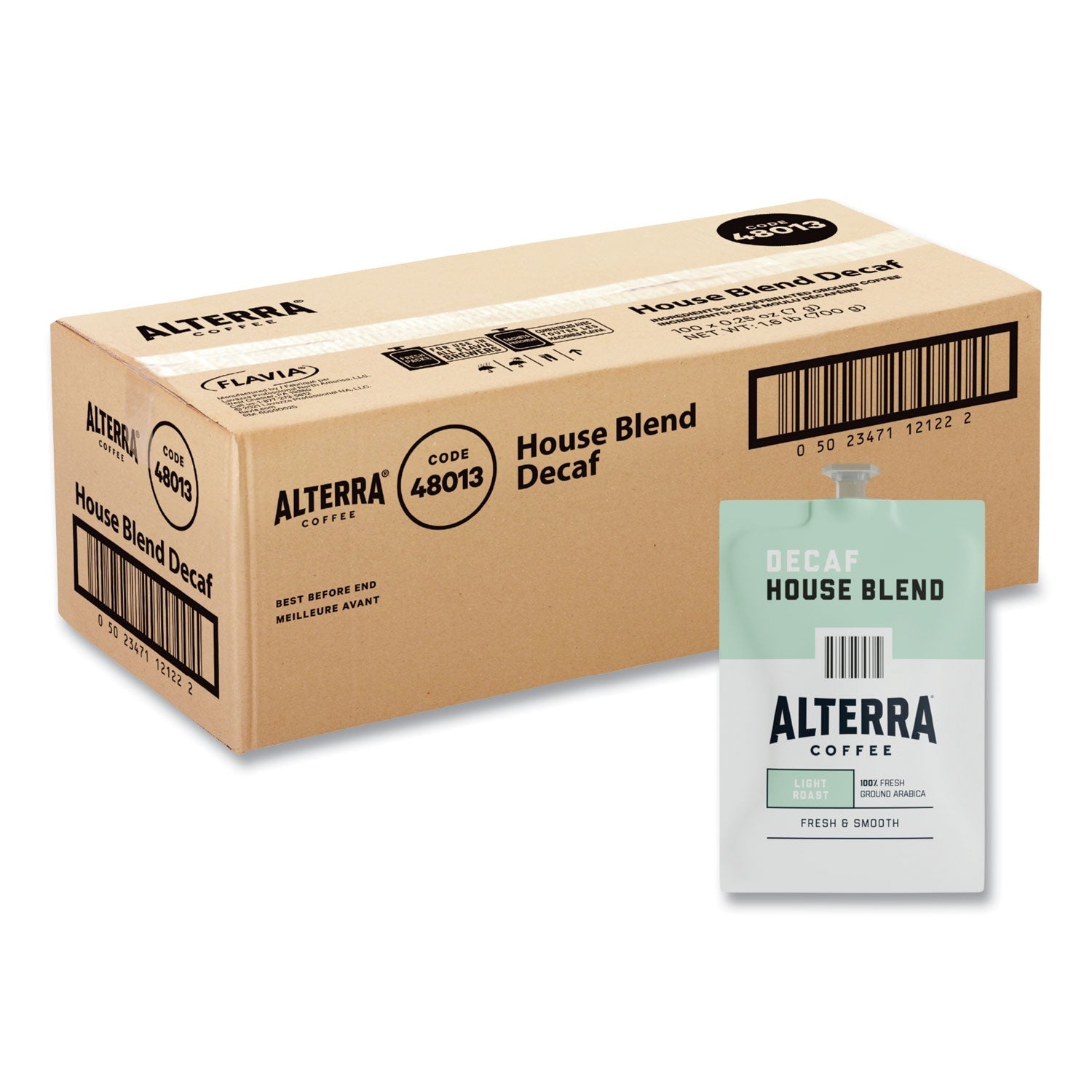 Alterra Decaf House Blend Coffee | 100 Freshpacks