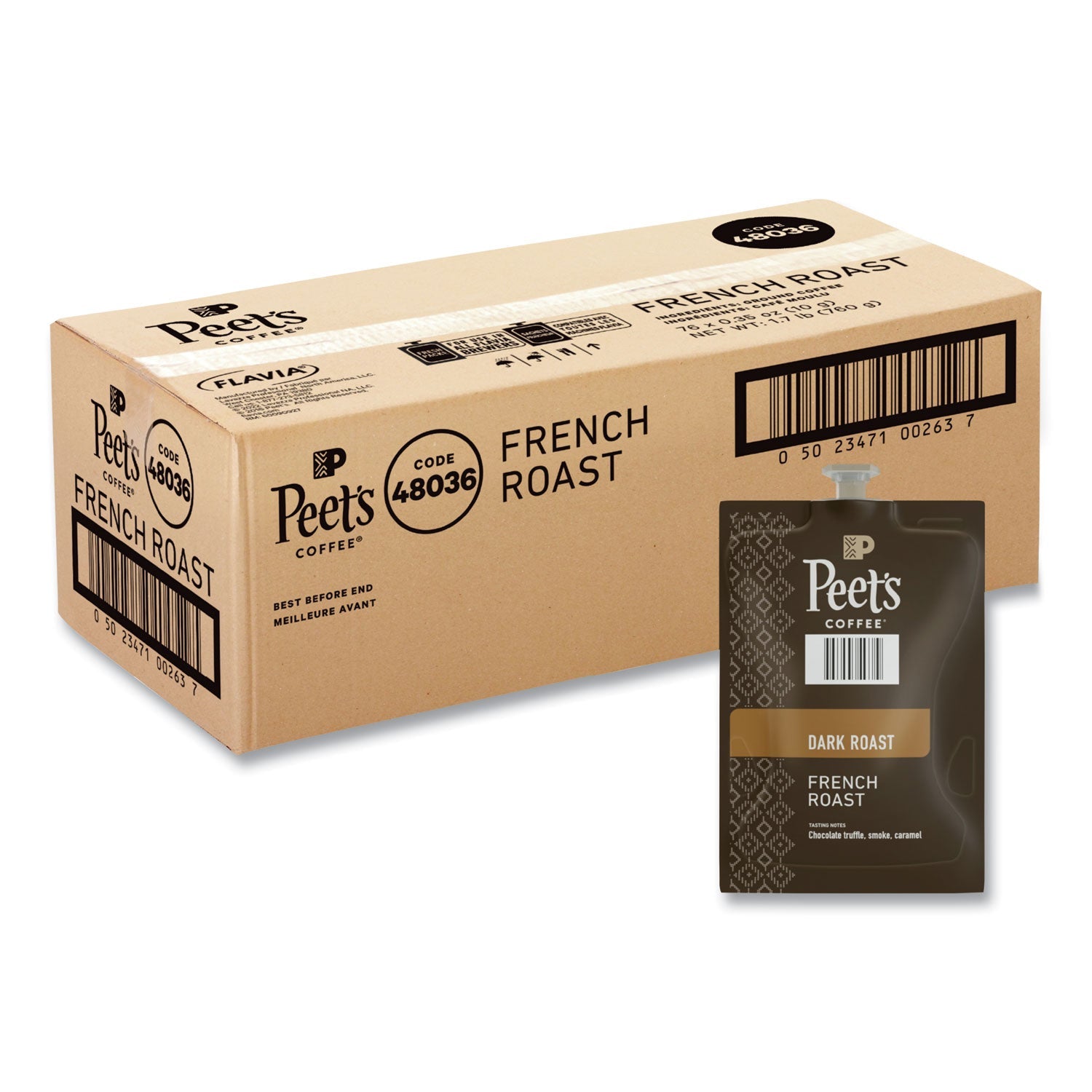 FLAVIA Peet's French Roast Coffee Freshpack