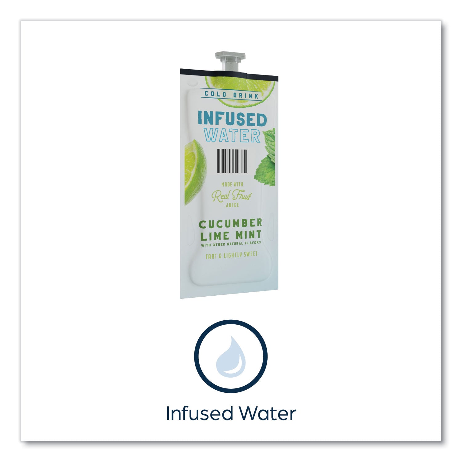 FLAVIA® Cucumber Lime Mint Infused Water Freshpack, 100/Carton - Bloom Skins