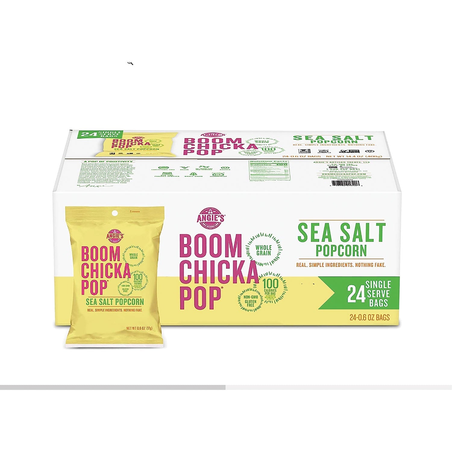 BOOMCHICKAPOP Popcorn | 0.6 oz Bag 24/Carton
