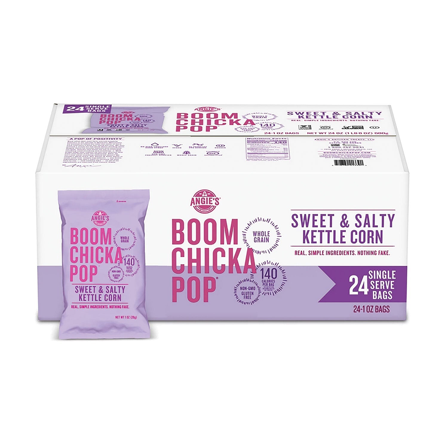 BOOMCHICKAPOP Popcorn Sweet and Salty | 24/Ctn